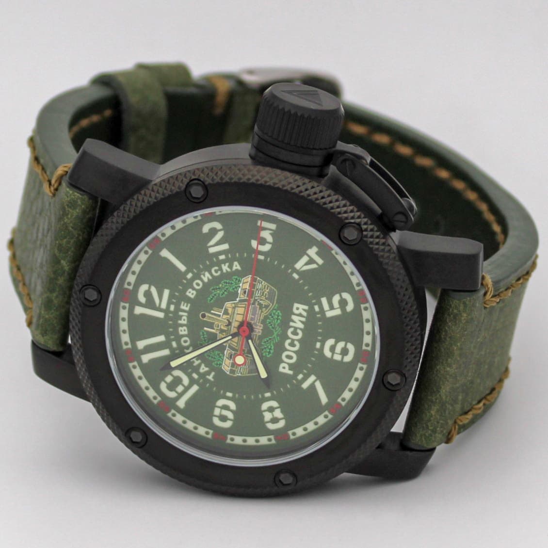 Часы Танковые войска РОССИЯ, механизм Восток 2415.01