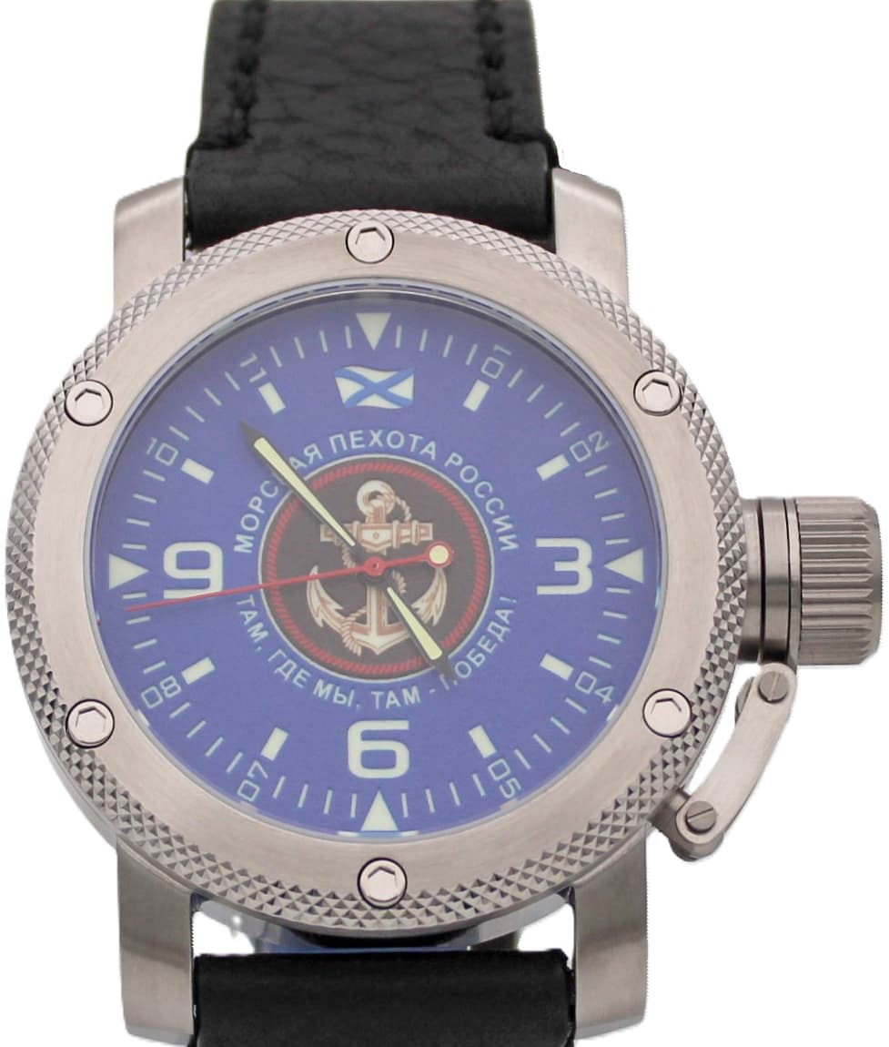 Часы Морская пехота России / там,где мы,там-победа! механизм Восток 2415.01