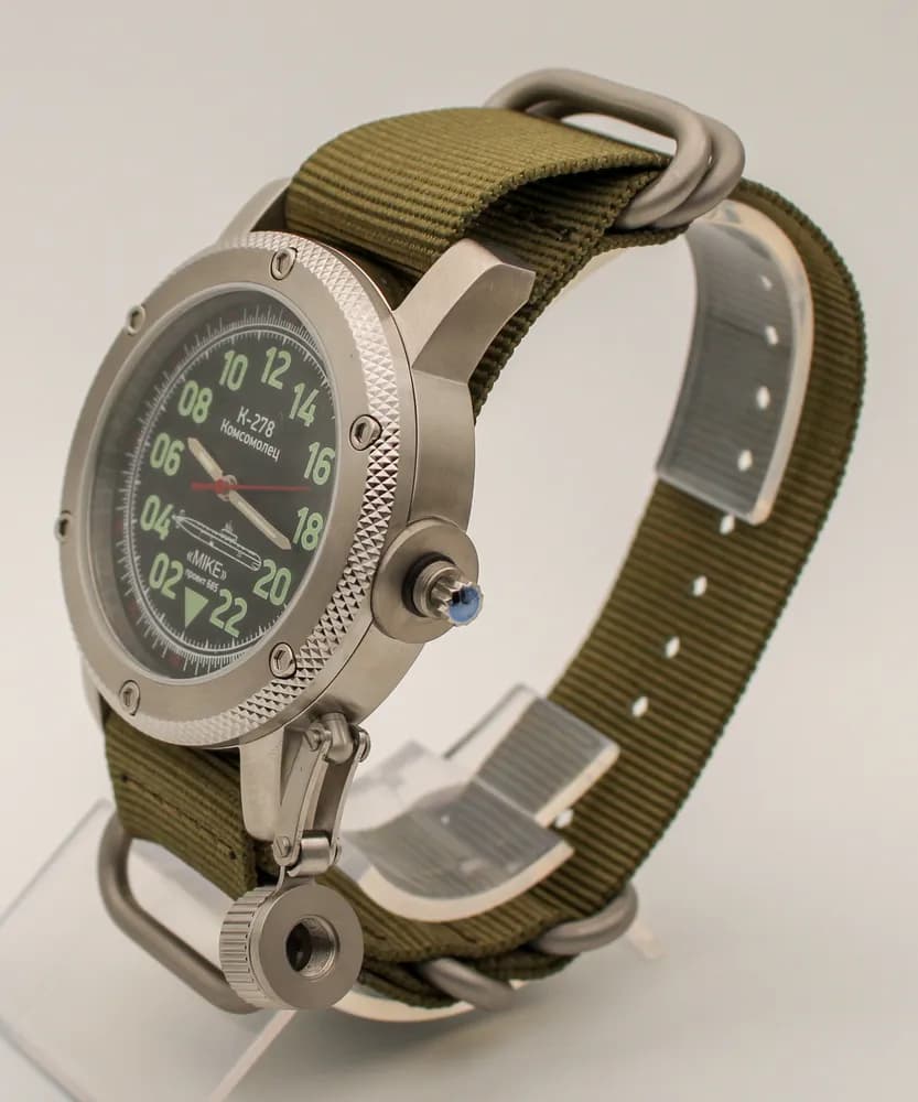 Часы К-278 / Комсомолец (Mike) 1044.21 механические с автоподзаводом (сапфировое стекло), механизм Восток 2431