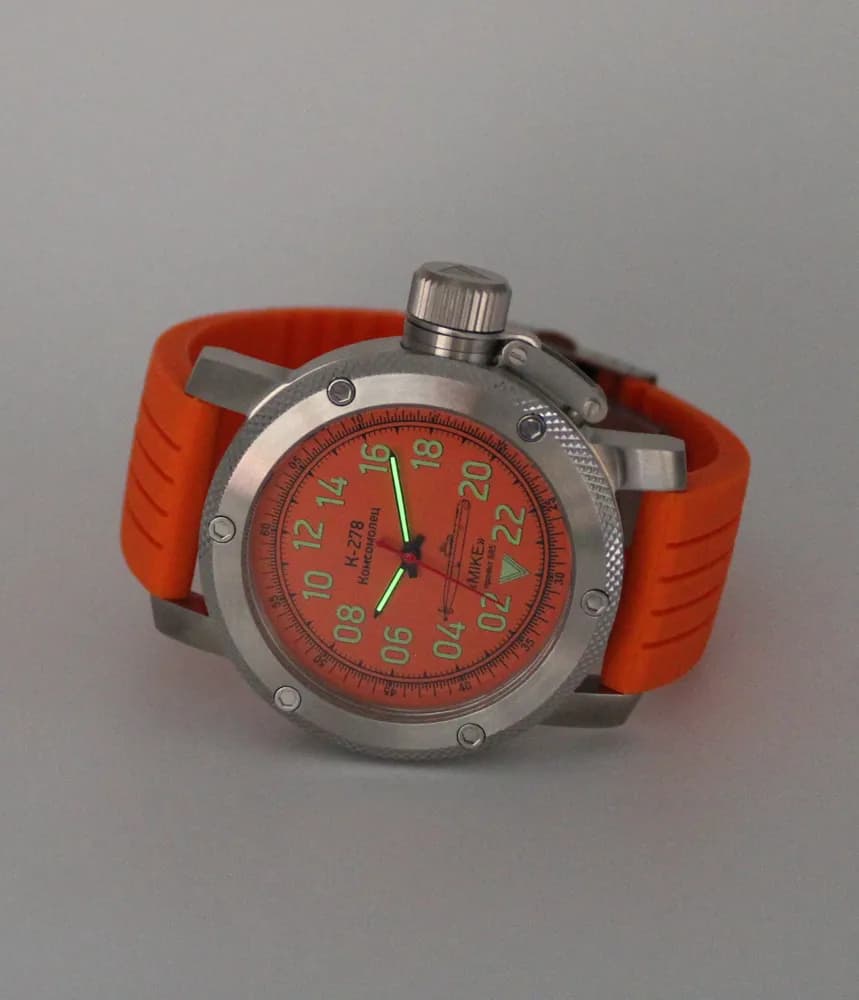 Часы К-278 / Комсомолец (Mike) 1043.15 механические с автоподзаводом (сапфировое стекло), механизм Восток 2431