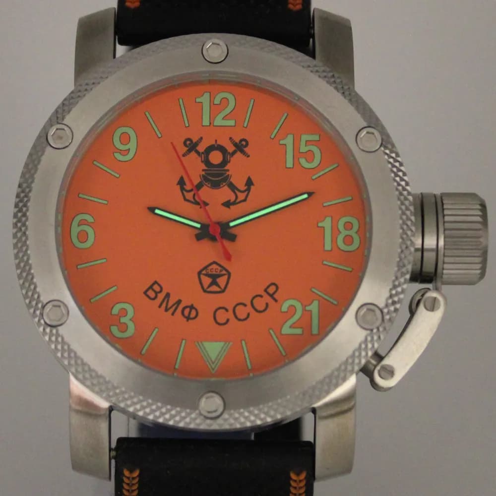 Часы ВМФ СССР механические 023.17 механизм Ракета 2623