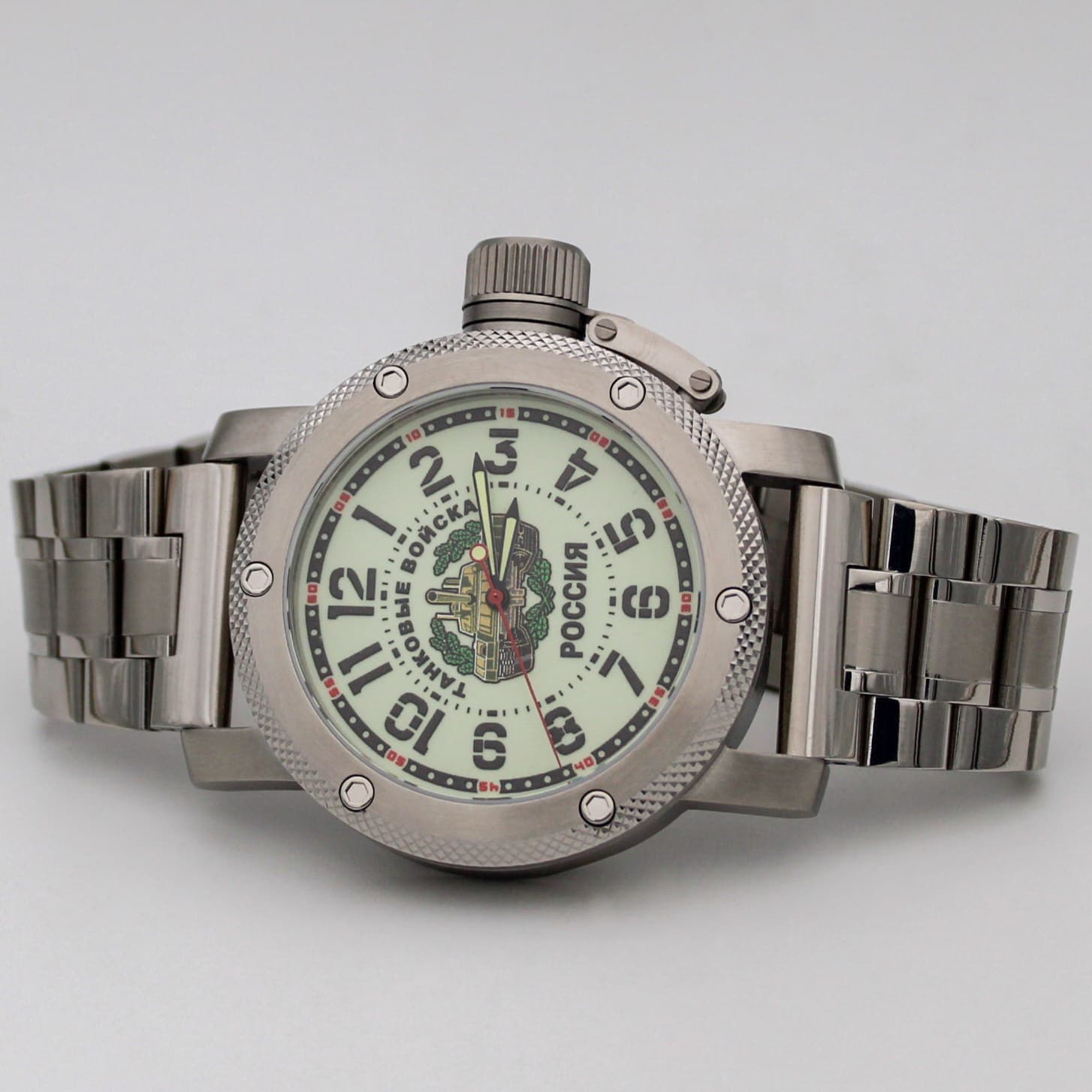 Часы Танковые войска РОССИЯ, механизм Восток 2415.01