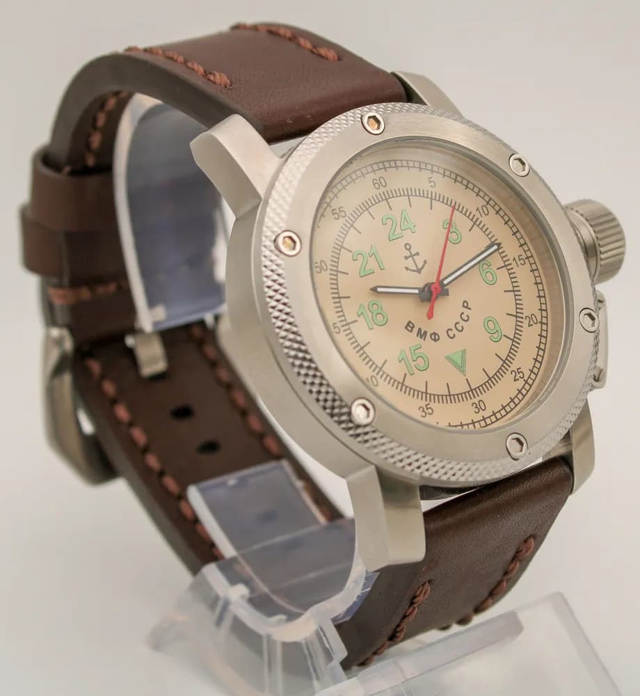 Часы ВМФ СССР механические 012.02 механизм Ракета 2623