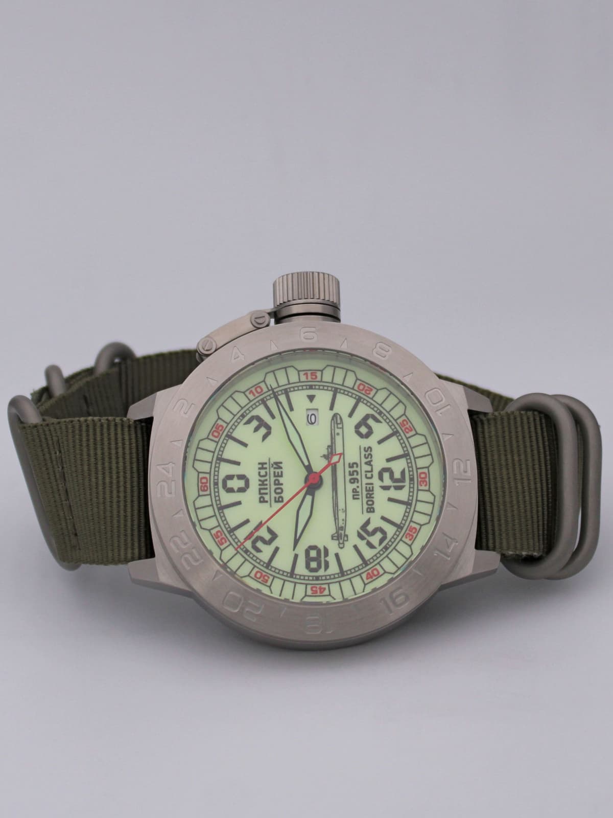 Часы РПКСН 955 Борей (Borei class) механические с автоподзаводом (Seiko NH34A) 52.190.21