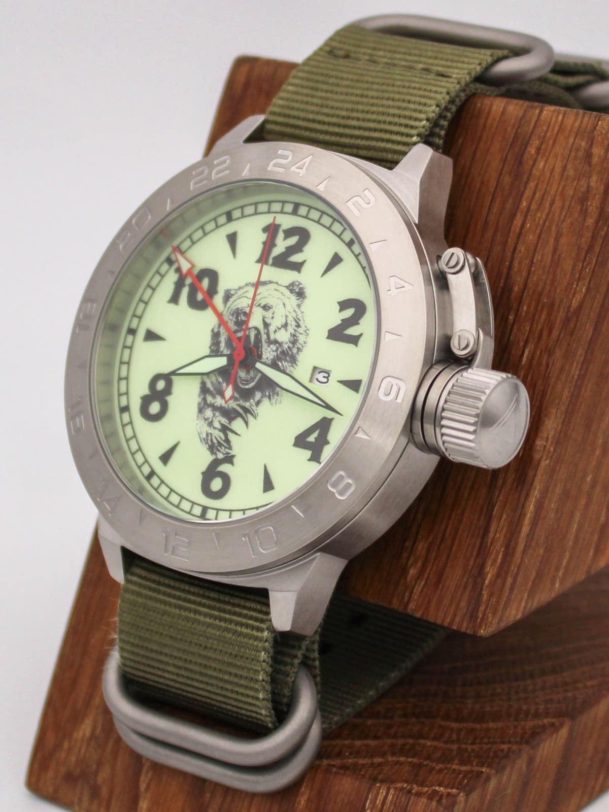 Часы Медведь механические с автоподзаводом (Seiko NH34A) 52.319.21