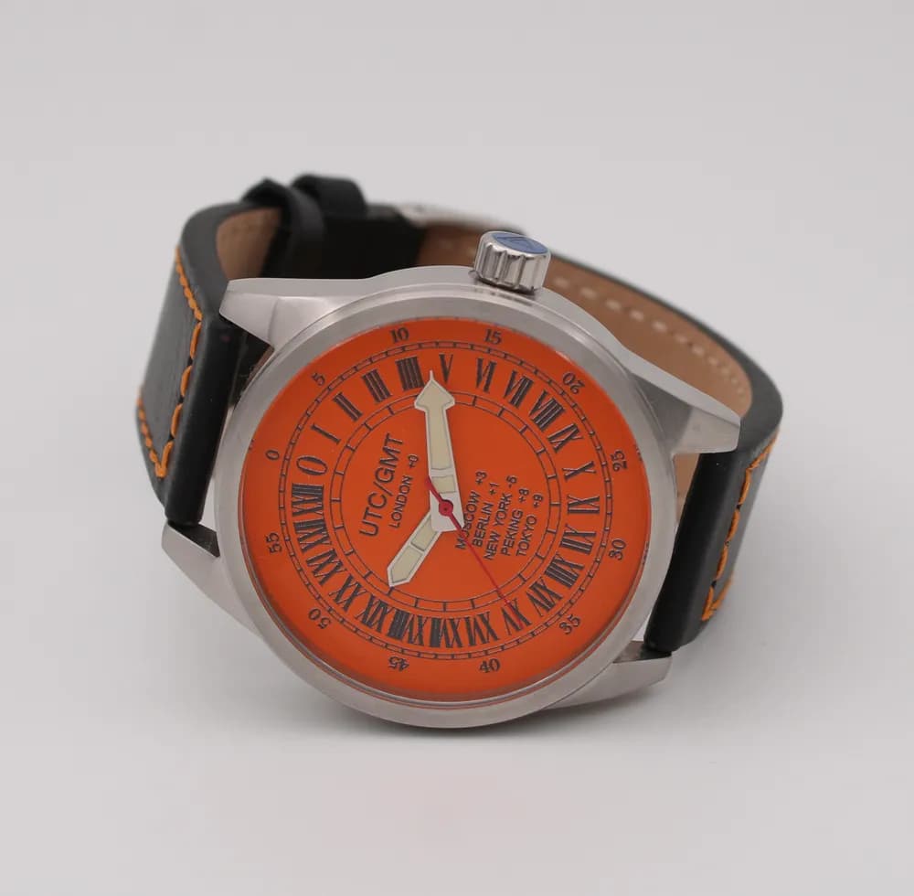 Часы UTC / GMT 21.234.015 механические, механизм Ракета 2623Н