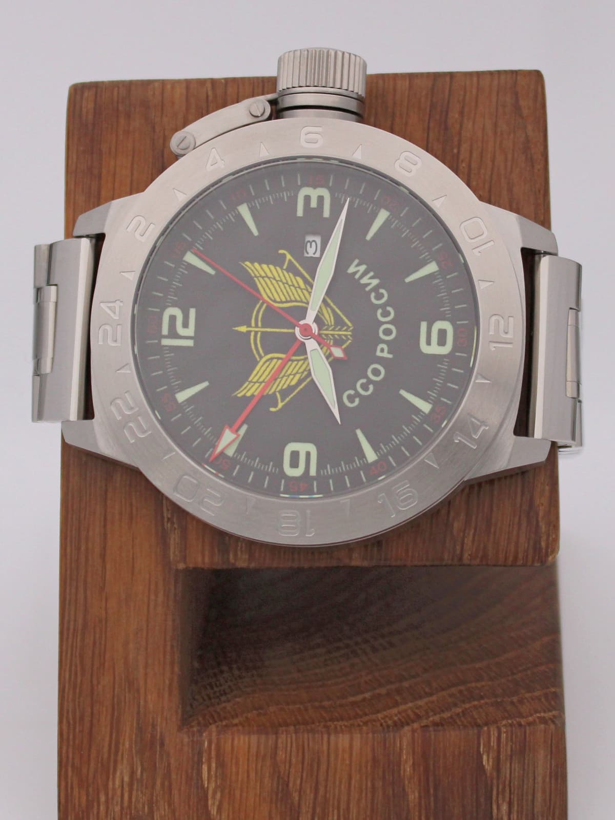 Часы ССО России механические с автоподзаводом (Seiko NH34A) 52.281.2