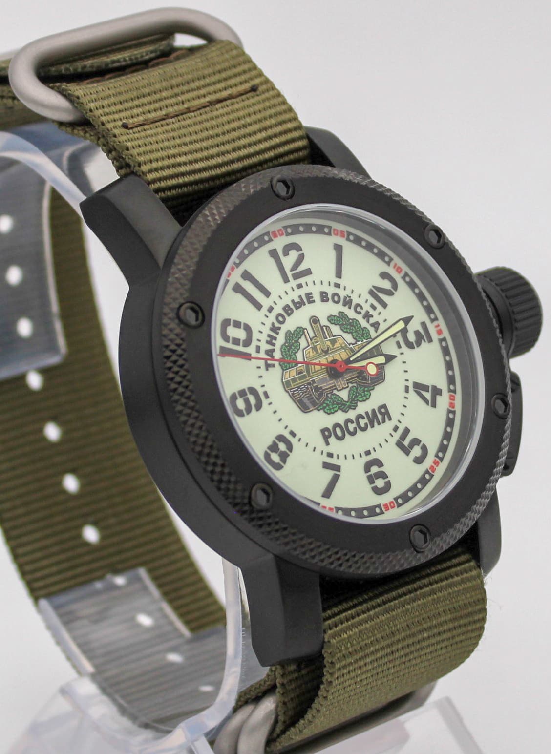 Часы Танковые войска РОССИЯ, механизм Восток 2415.01