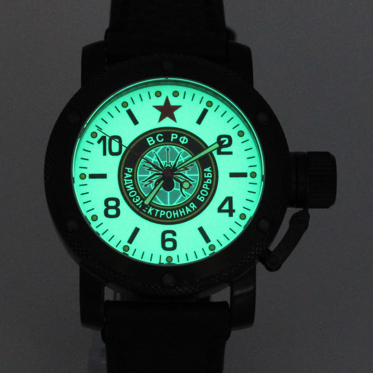 Часы РЭБ / ВС РФ Радиоэлектронная борьба, механизм Восток 2415.01