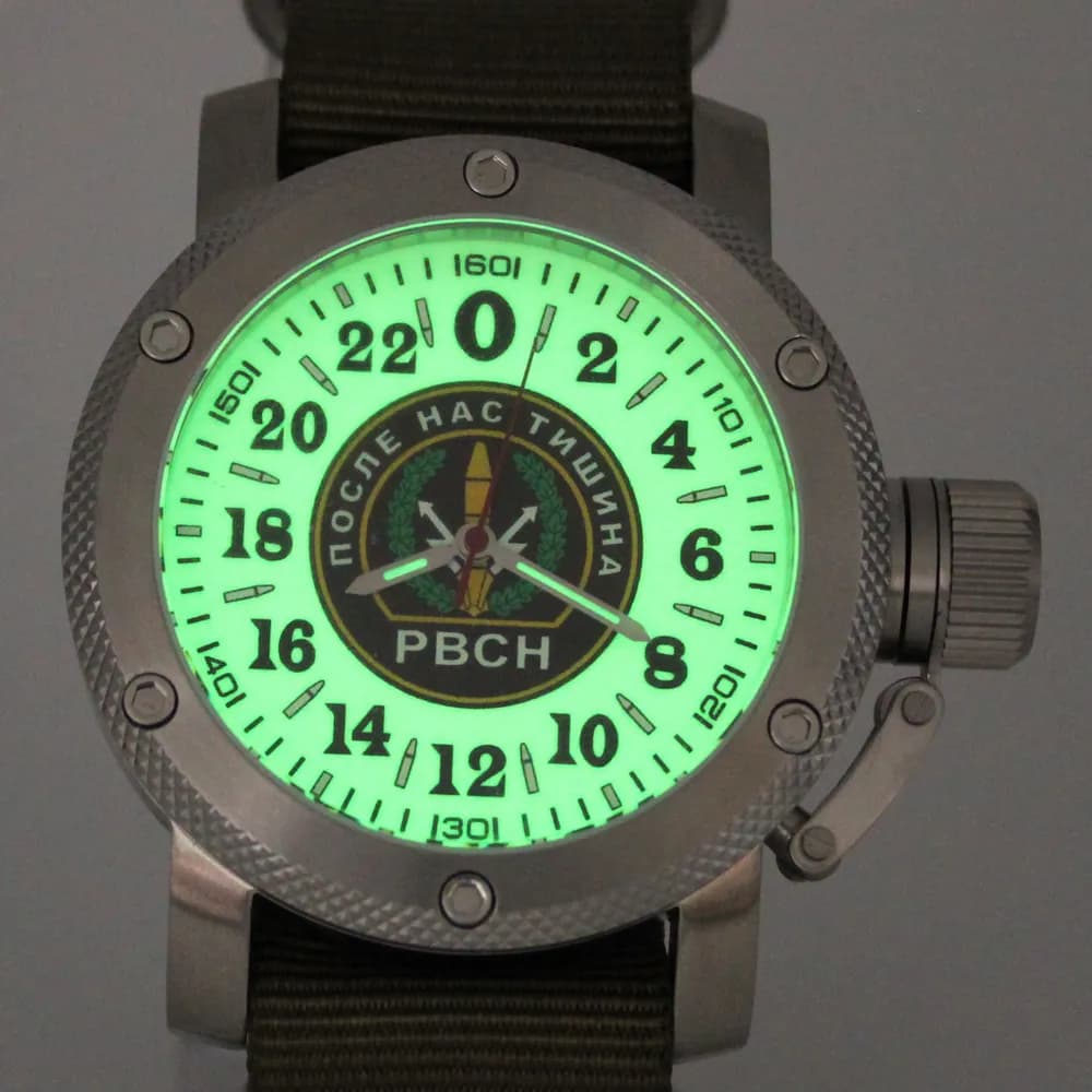 Часы наручные РВСН механические 160.21, Механизм Ракета 2623 