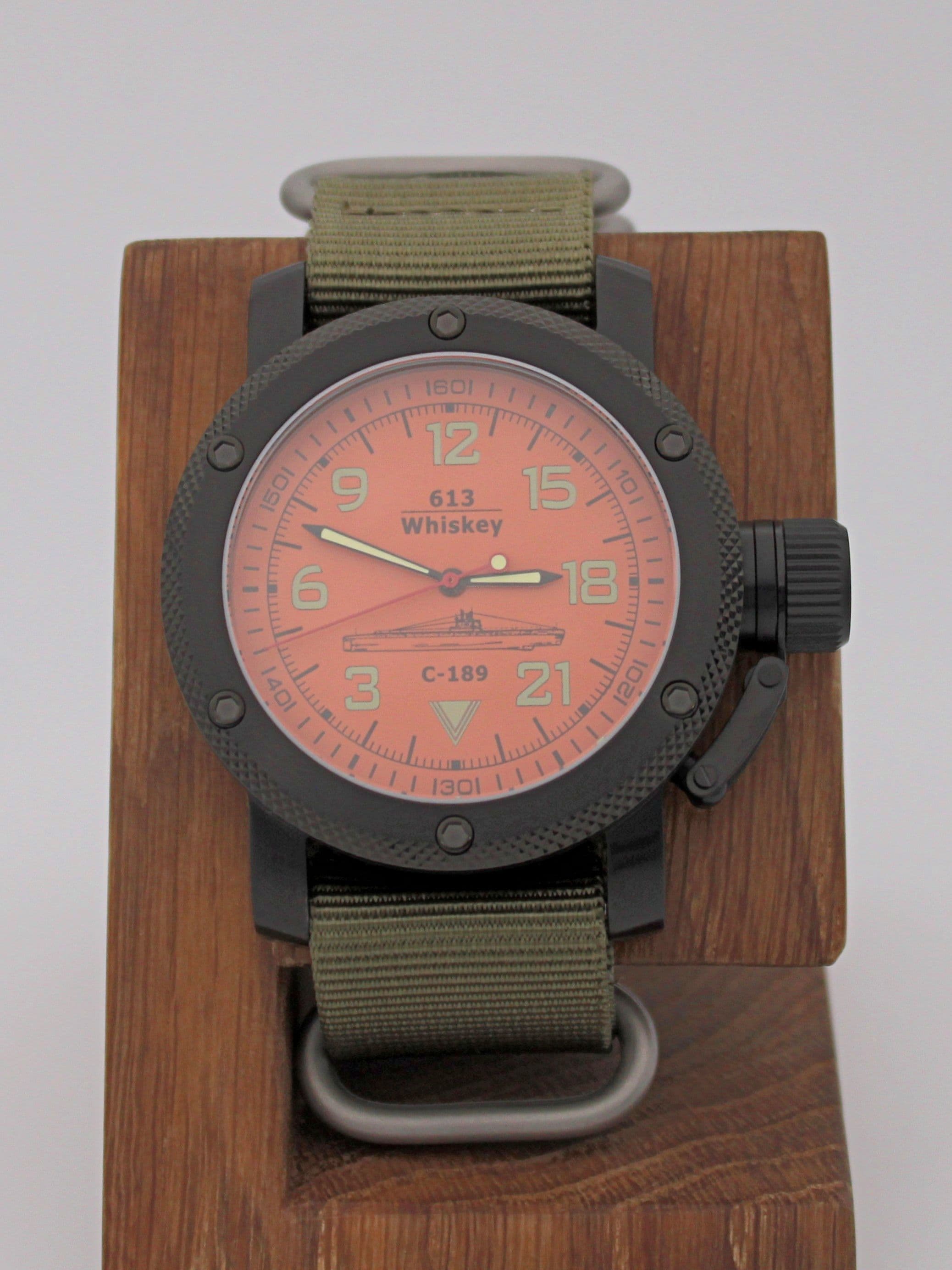 Часы С-189 (Whiskey) механические с автоподзаводом (Восток 2431) 101.103.21