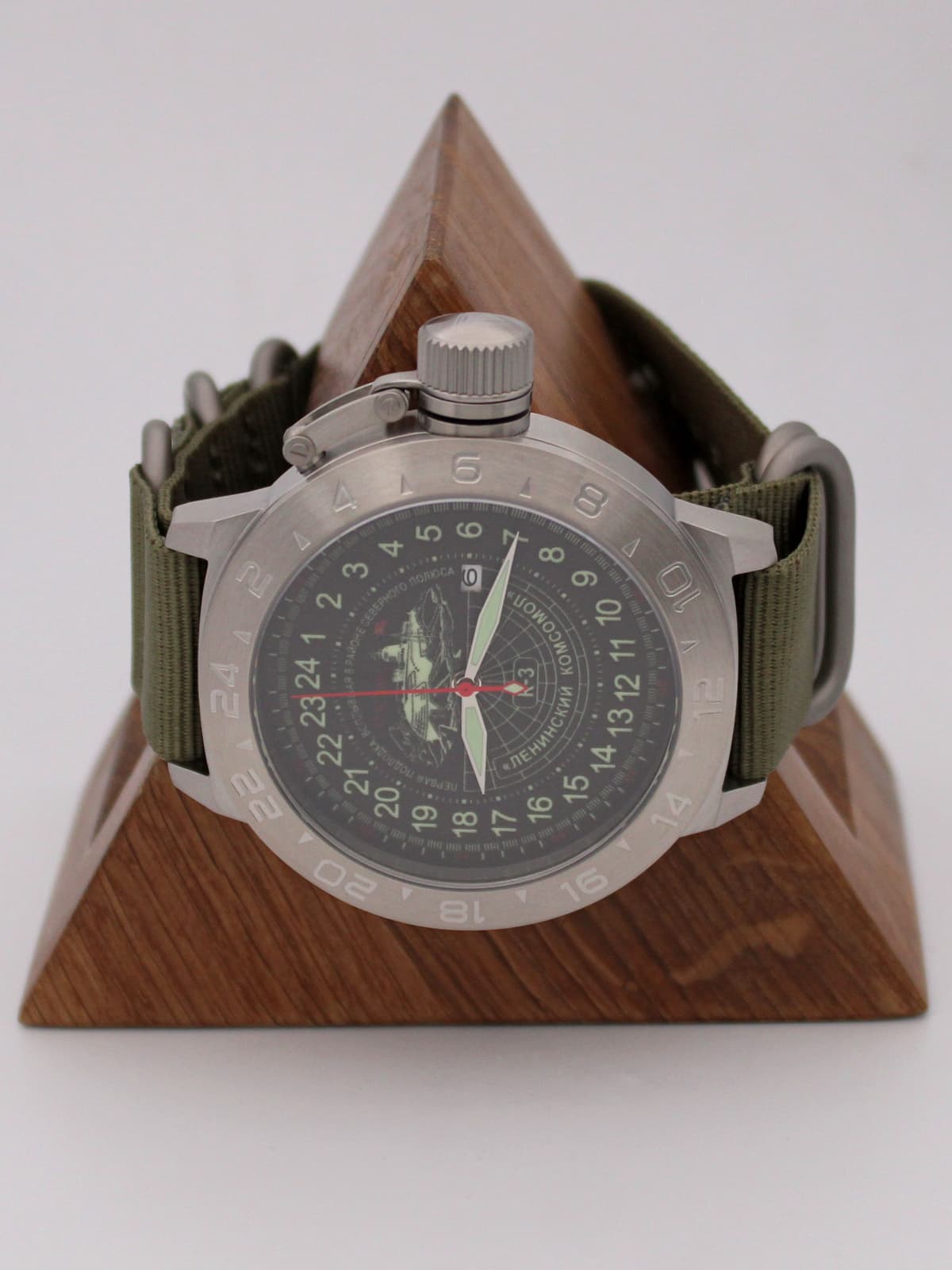 Часы К-3 "Ленинский комсомол" механические с автоподзаводом (Seiko NH34A) 52.152.21