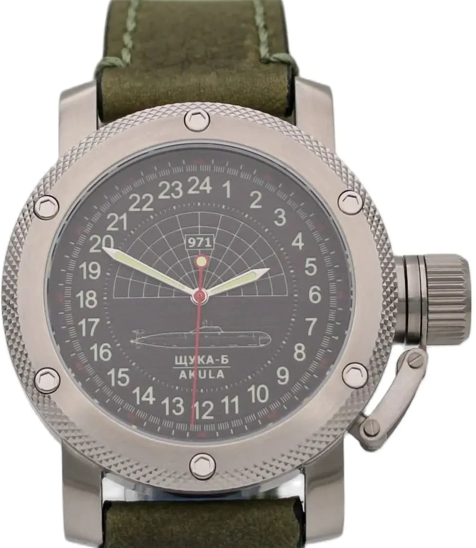 Часы 971 Щука-Б (Акула), механизм Восток 2415.01