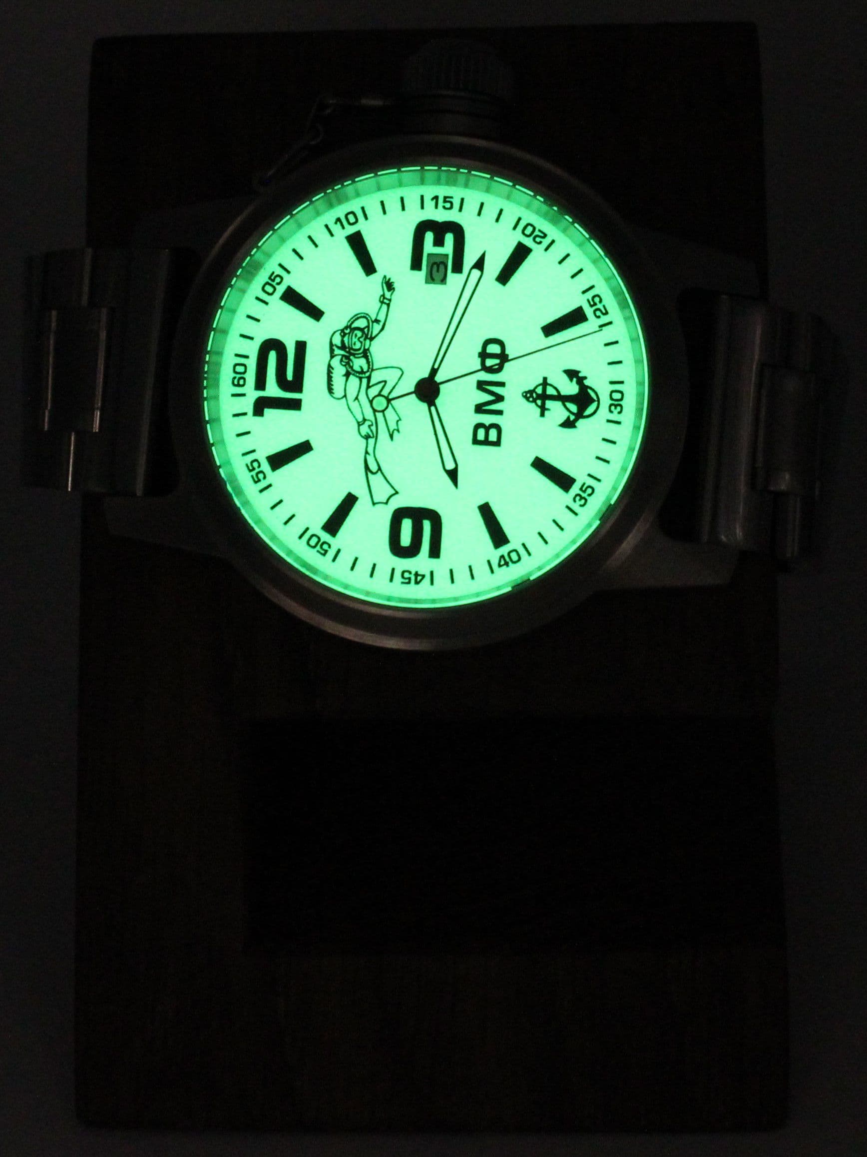 Часы ВМФ Боевой пловец механические с автоподзаводом (Seiko NH35A) 45.027.2