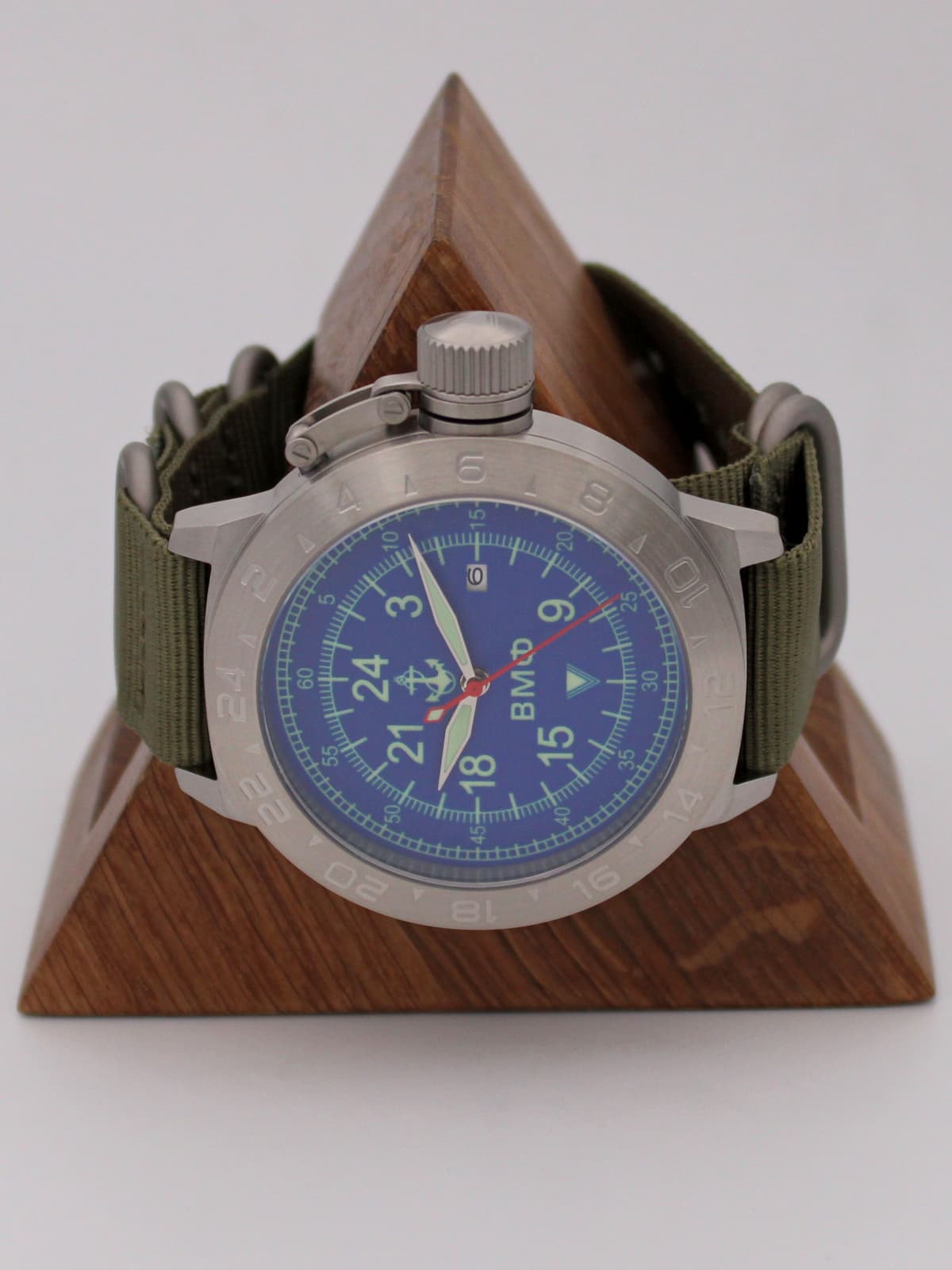 Часы ВМФ механические с автоподзаводом (Seiko NH34A) 52.070.21