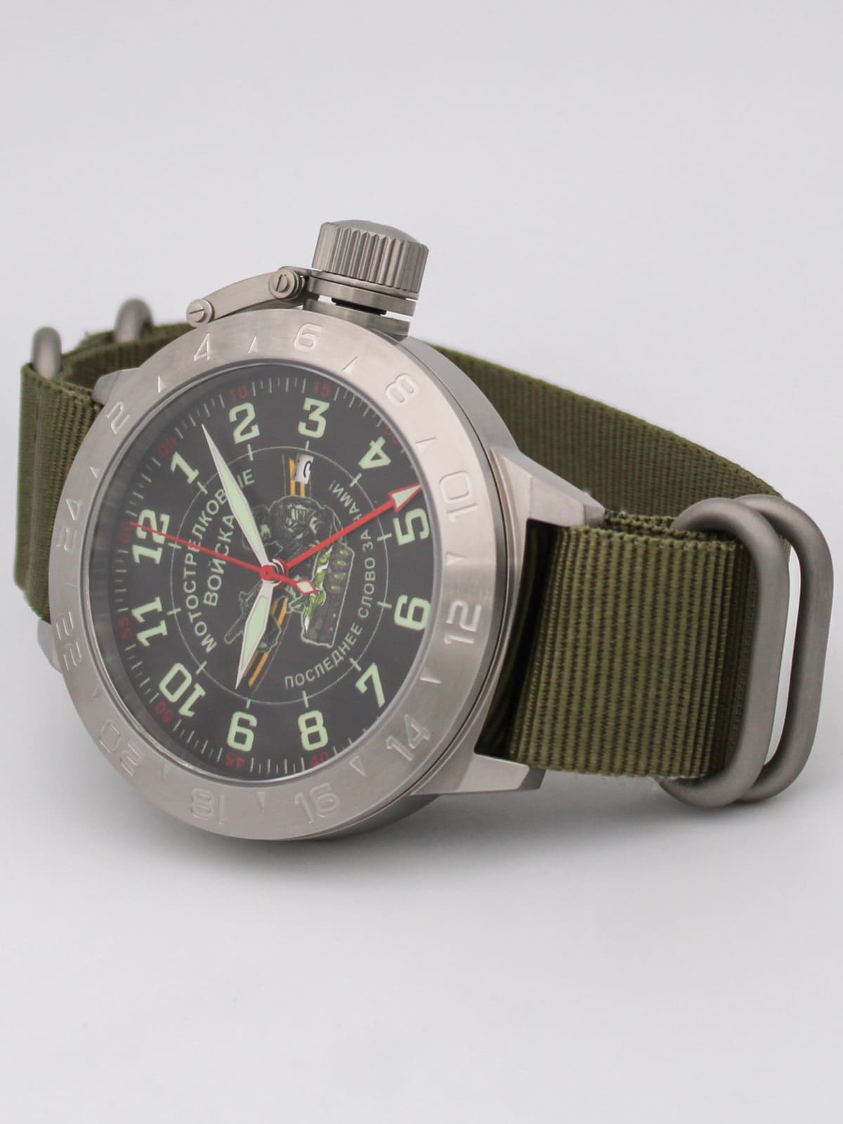 Часы Мотострелковые войска механические с автоподзаводом (Seiko NH34A) 52.286.21