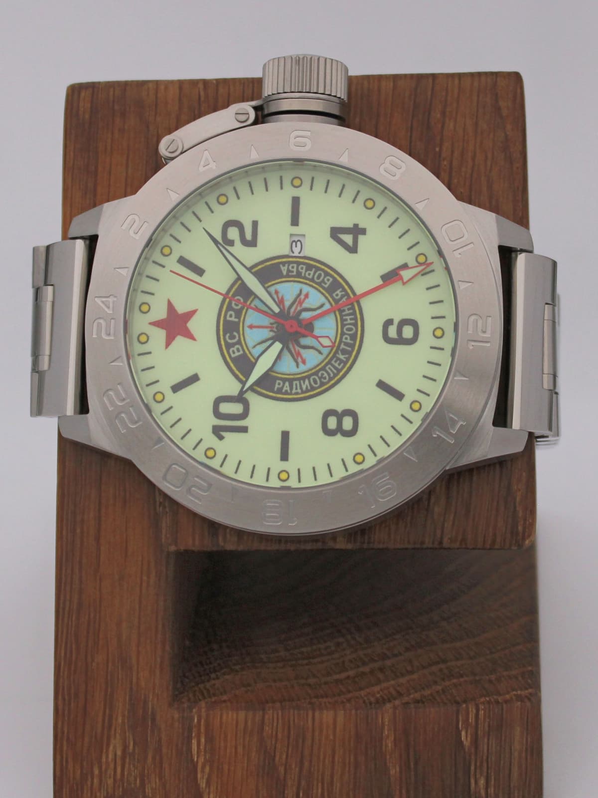 Часы Войска РЭБ механические с автоподзаводом (Seiko NH34A) 52.275.2