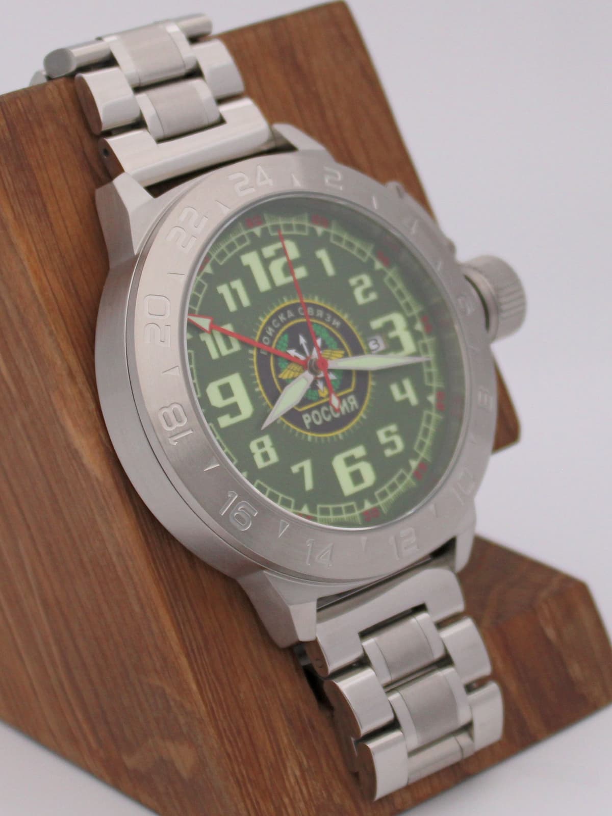 Часы Войска связи механические с автоподзаводом (Seiko NH34A) 52.198.2