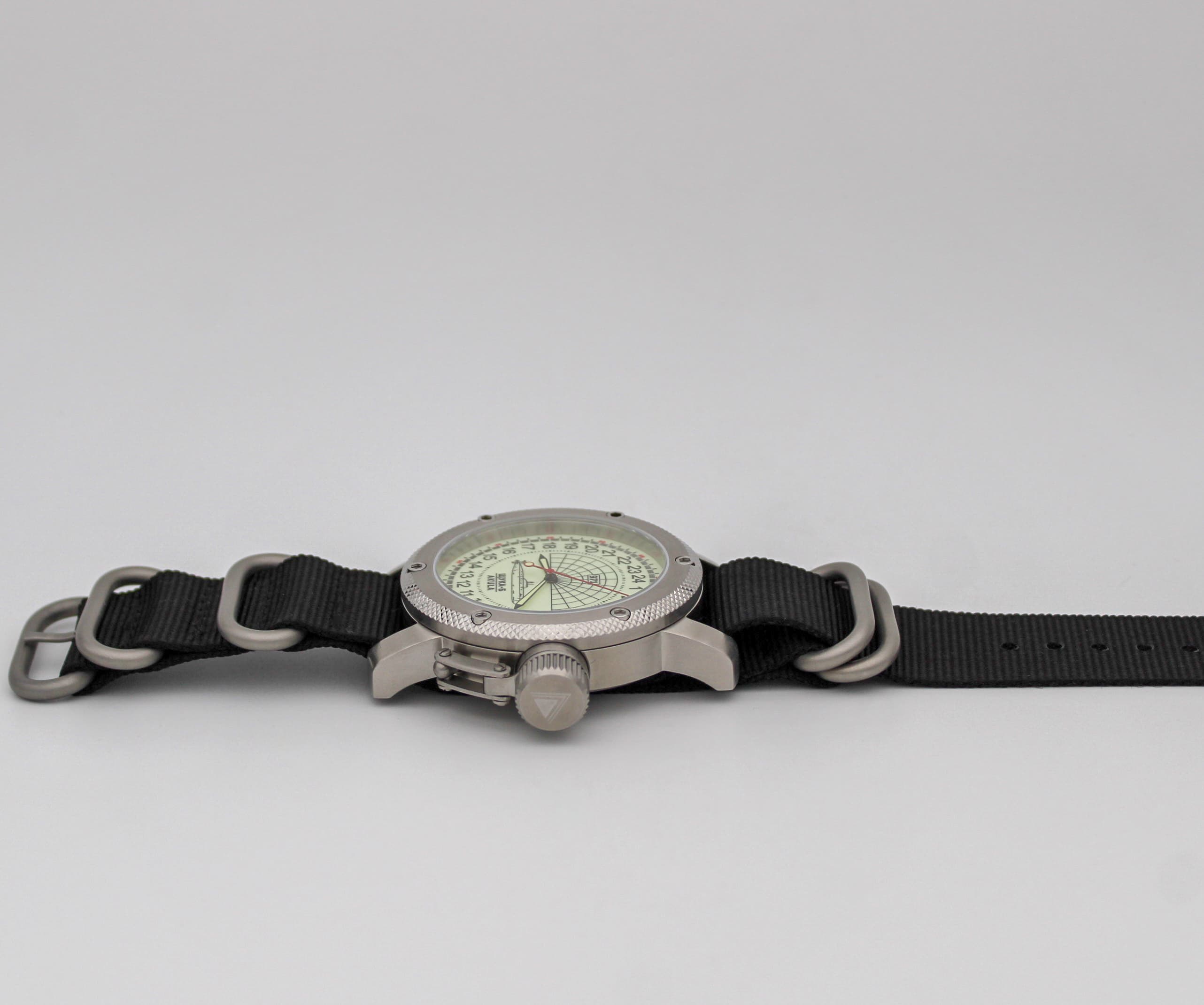 Часы  971 / Щука-Б (Akula), механические, механизм Ракета 2623 Н