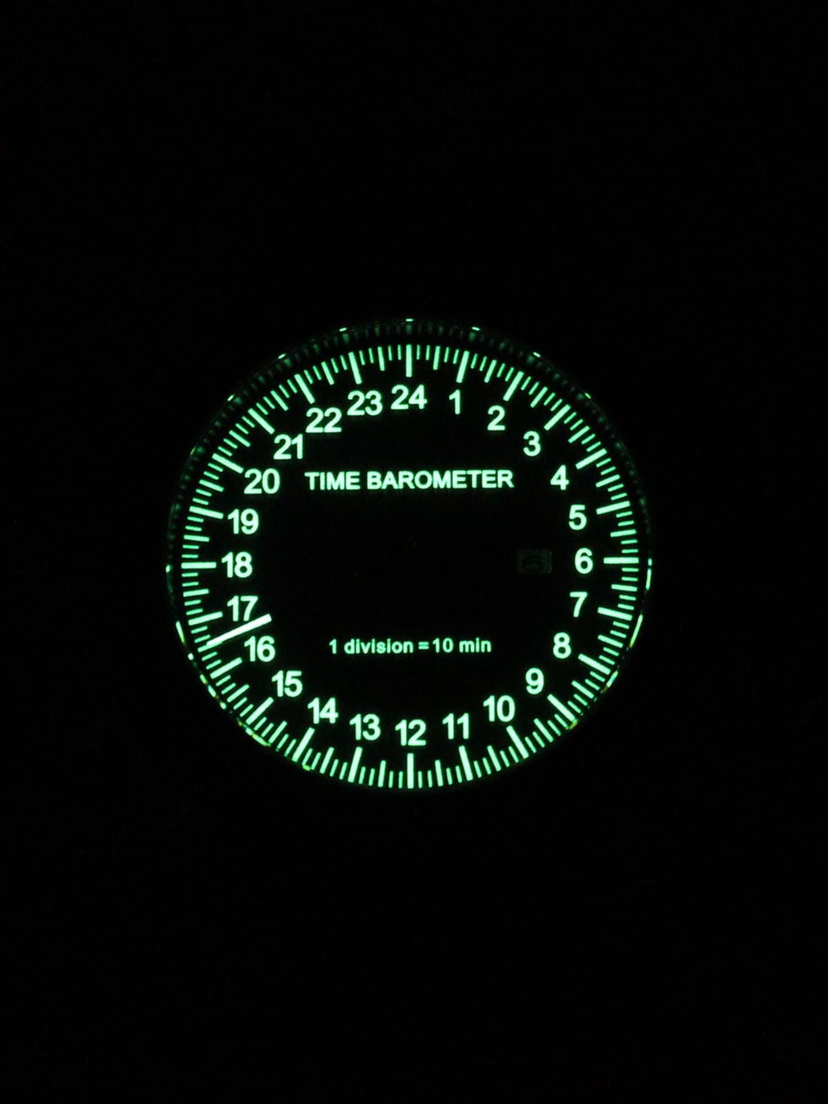 Часы Time Barometer однострелочные механические с автоподзаводом (Seiko NH34A) 152.601.21