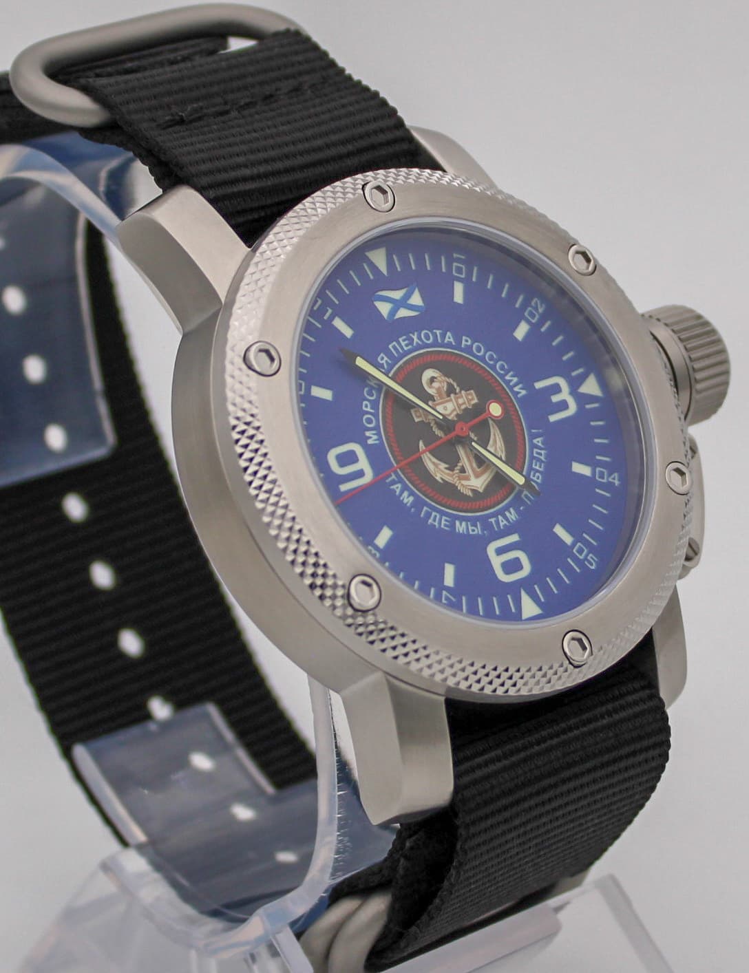 Часы Морская пехота России / там,где мы,там-победа! механизм Восток 2415.01