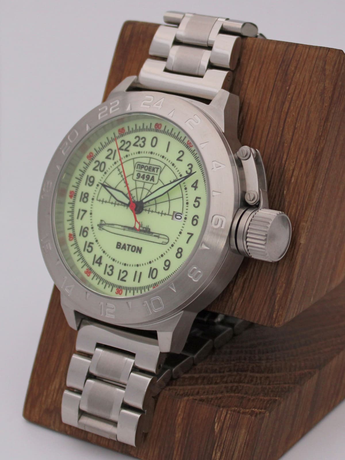 Часы 949А / Baton кварцевые (Ronda 515.24H) Q52.046.2