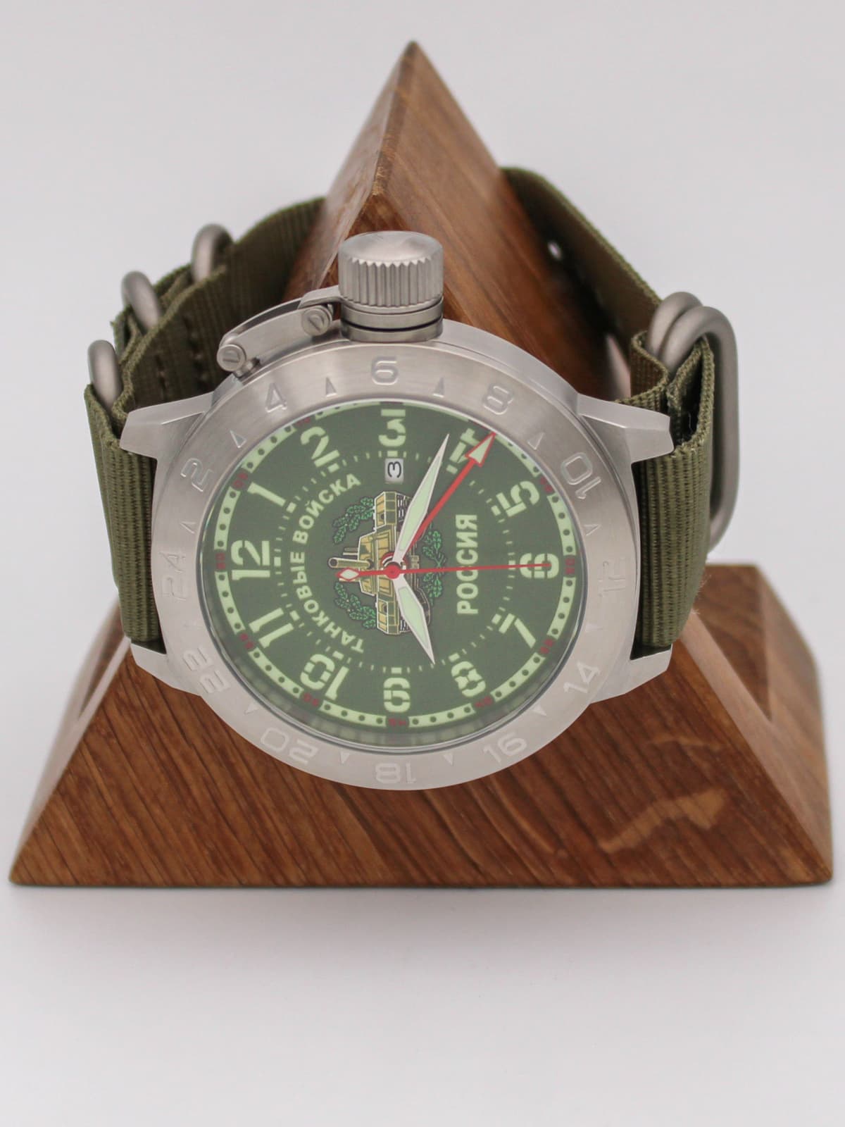 Часы Танковые войска механические с автоподзаводом (Seiko NH34A) 52.270.21