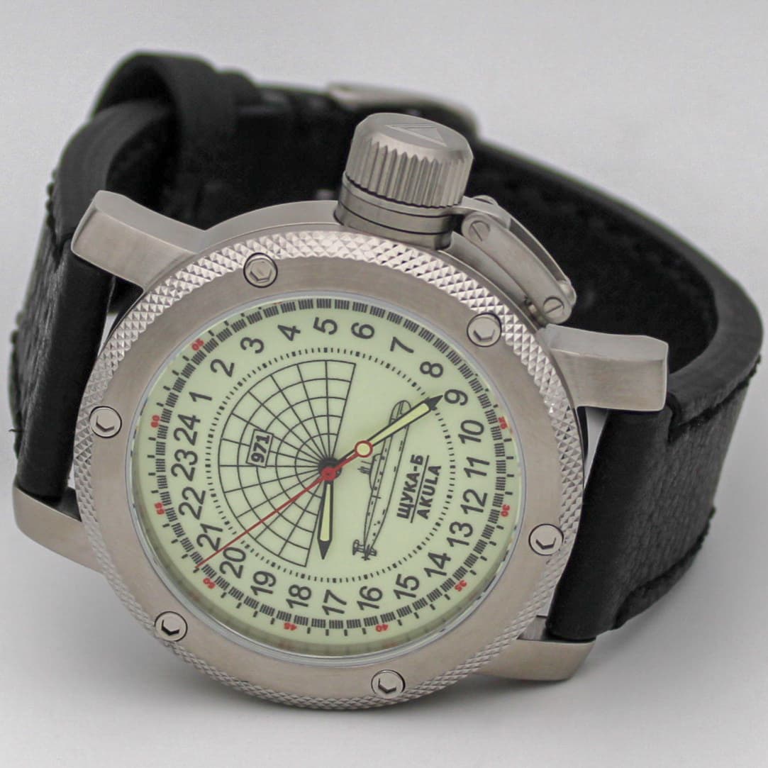 Часы 971 Щука-Б (Акула), механизм Восток 2415.01