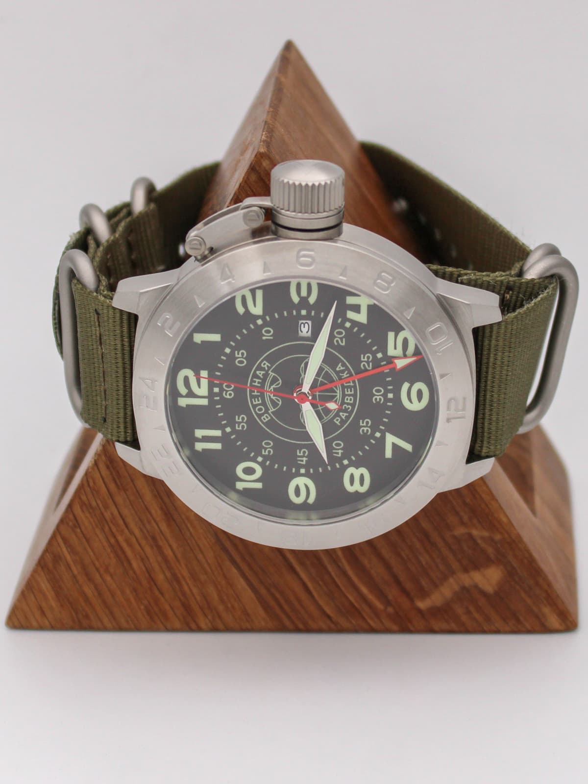 Часы Военная разведка механические с автоподзаводом (Seiko NH34A) 52.169.21