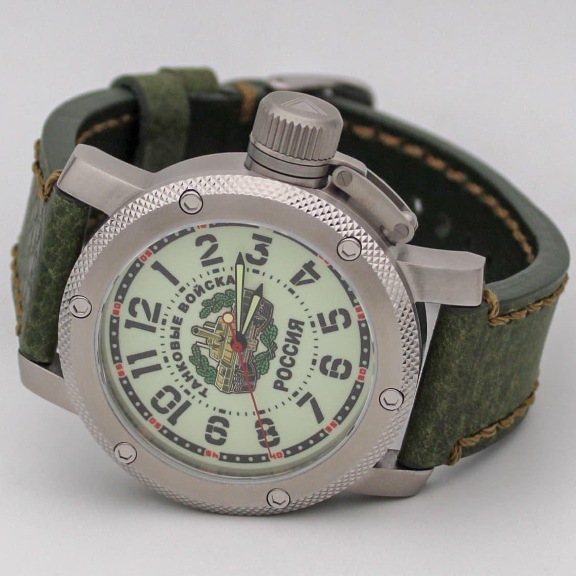 Часы Танковые войска РОССИЯ, механизм Восток 2415.01