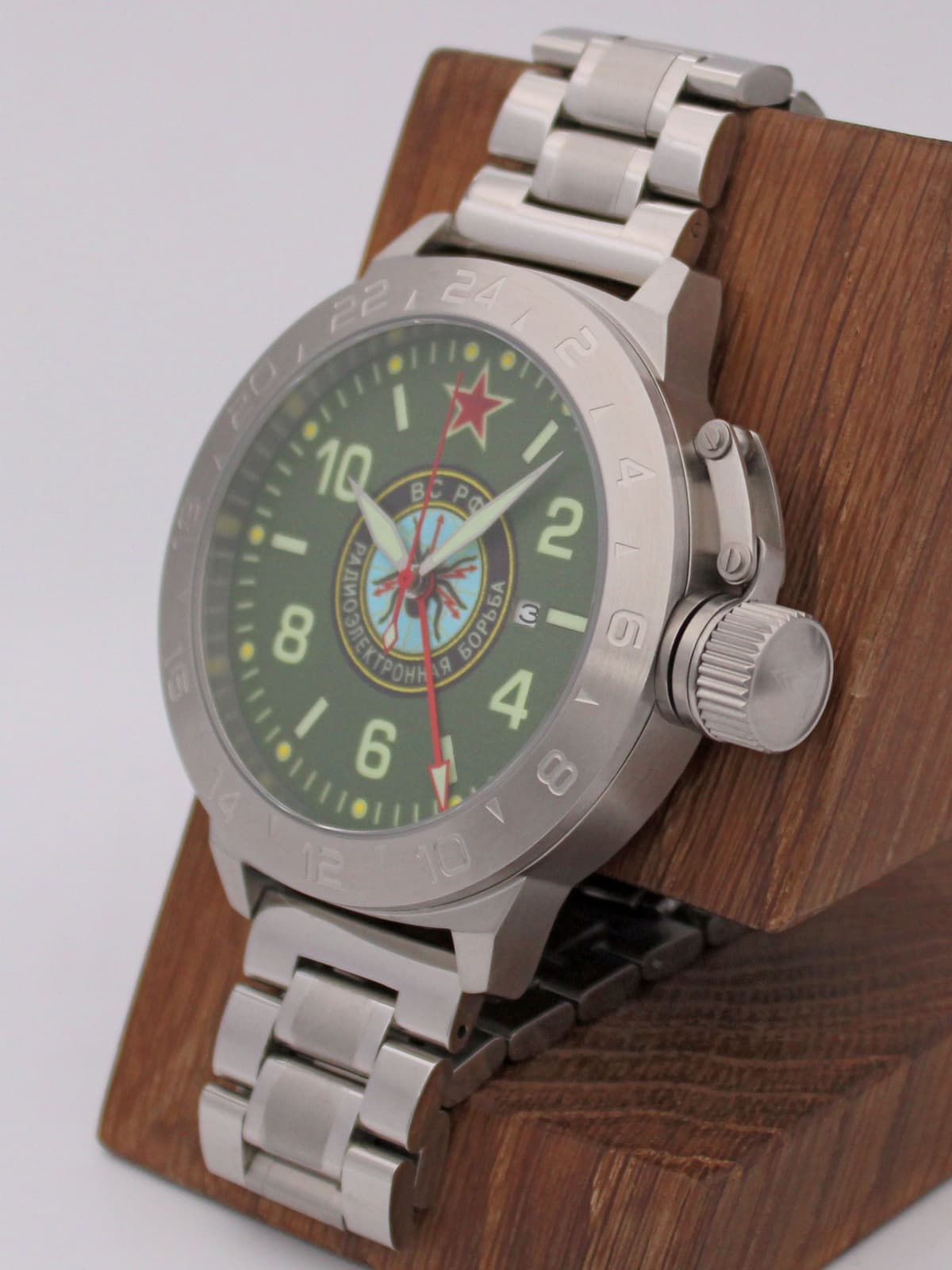 Часы Войска РЭБ механические с автоподзаводом (Seiko NH34A) 52.277.2