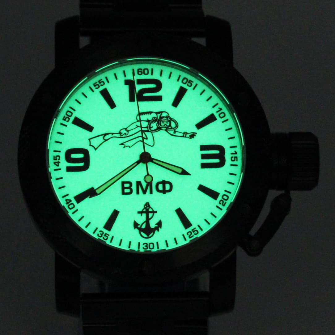 Часы ВМФ Боевой пловец, механизм Восток 2415.01