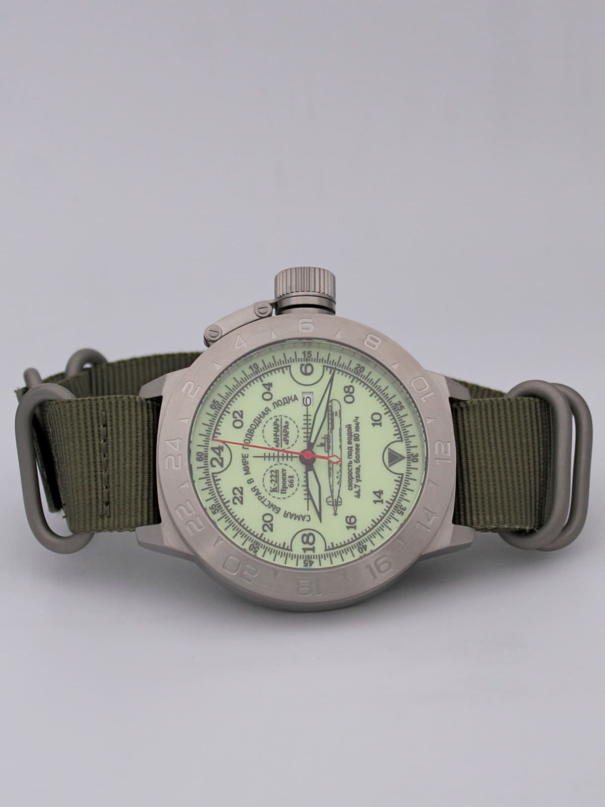 Часы К-222 / Анчар (Papa) механические с автоподзаводом (Seiko NH34A) 52.035.21