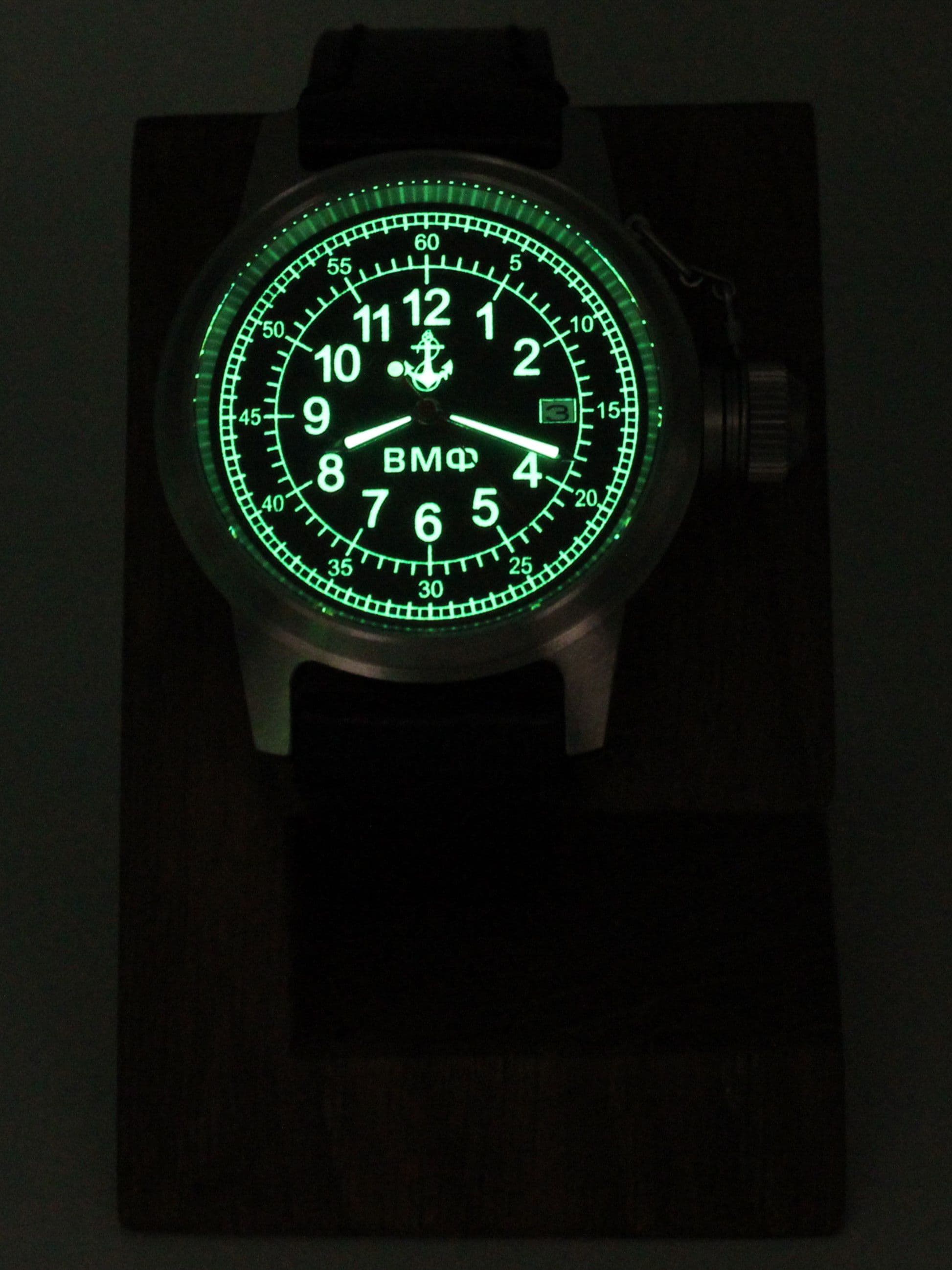 Часы ВМФ механические с автоподзаводом (Seiko NH35A) 45.321.01