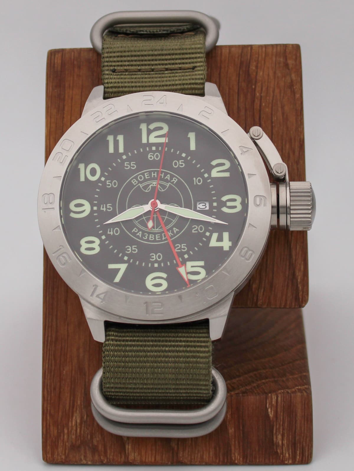 Часы Военная разведка механические с автоподзаводом (Seiko NH34A) 52.169.21