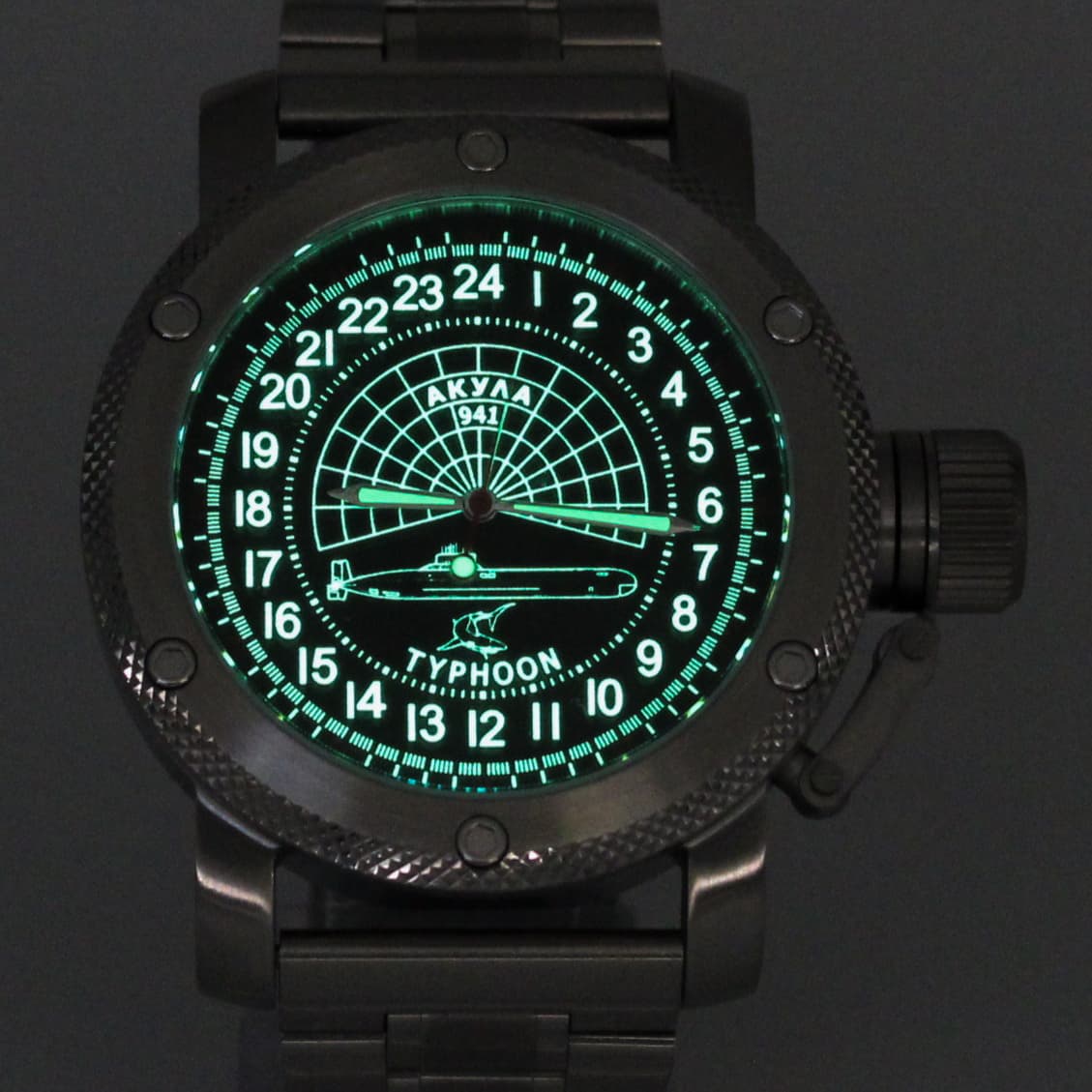 Часы 941 / Акула (Typhoon) механизм Восток 2431