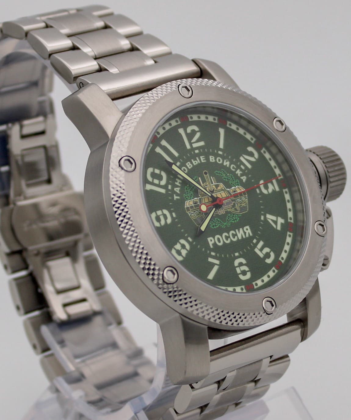 Часы Танковые войска РОССИЯ, механизм Восток 2415.01