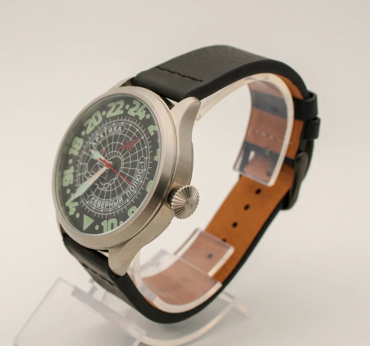 Часы наручные Полярные, механические Арктика "Северный Полюс-1", 11.222.01 ,  механизм Восток 2423