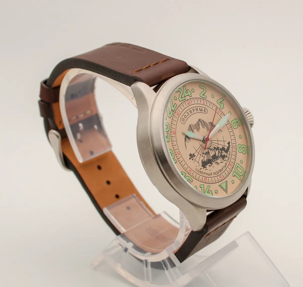 Часы Полярные "Северный Ледовитый океан" 11.227.02 механические, механизм Восток 2423 