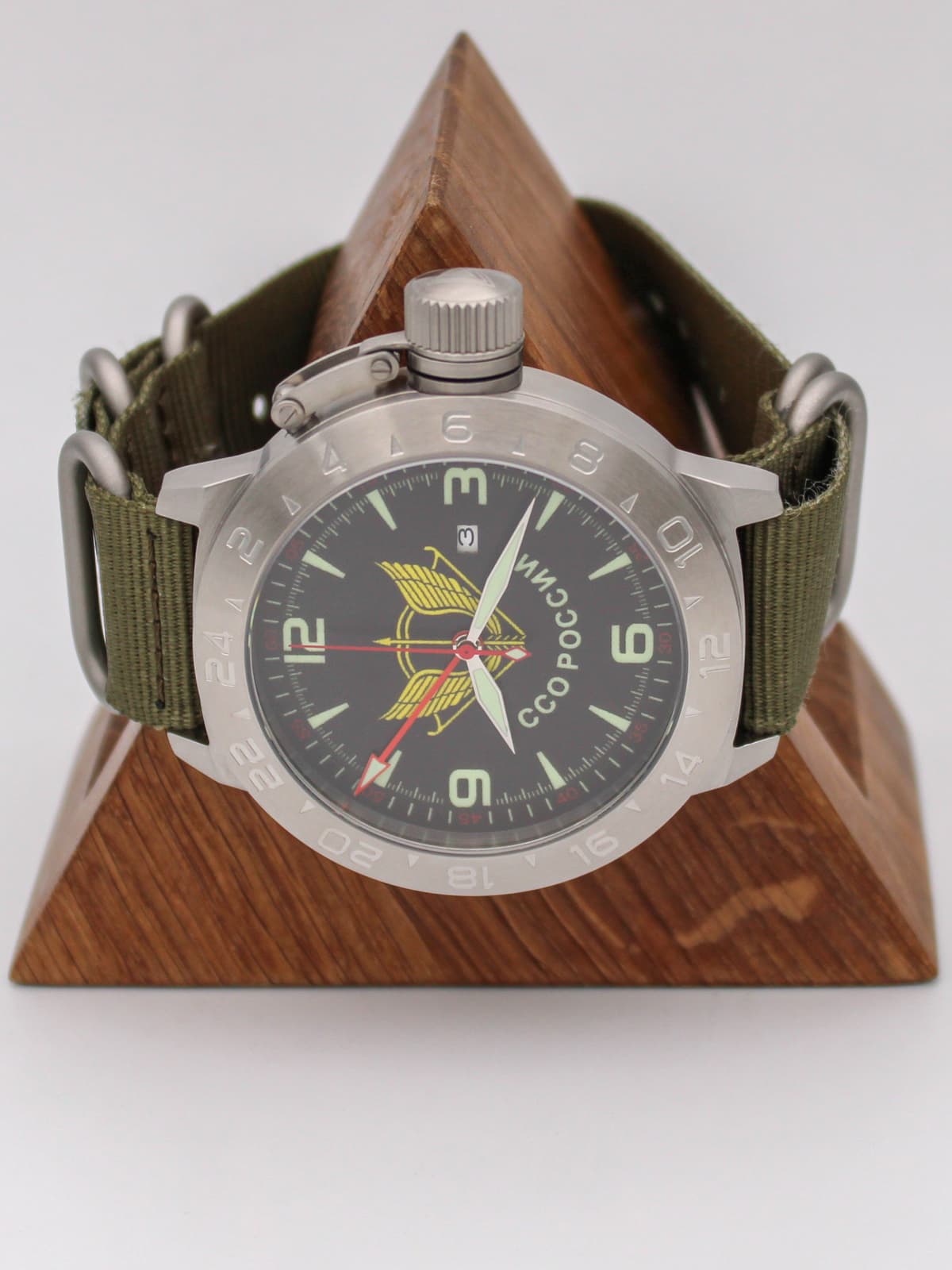 Часы ССО России механические с автоподзаводом (Seiko NH34A) 52.281.21