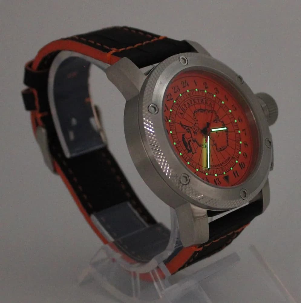 Часы Полярные / Антарктика 1138.015 механические с автоподзаводом (сапфировое стекло),  механизм Восток 2431