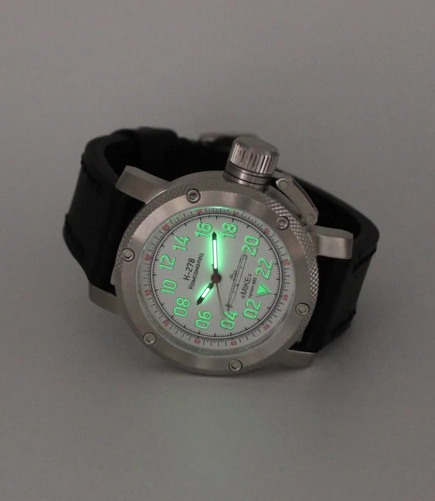 Часы К-278 / Комсомолец (Mike) 1041.01 механические с автоподзаводом (сапфировое стекло), механизм Восток 2431