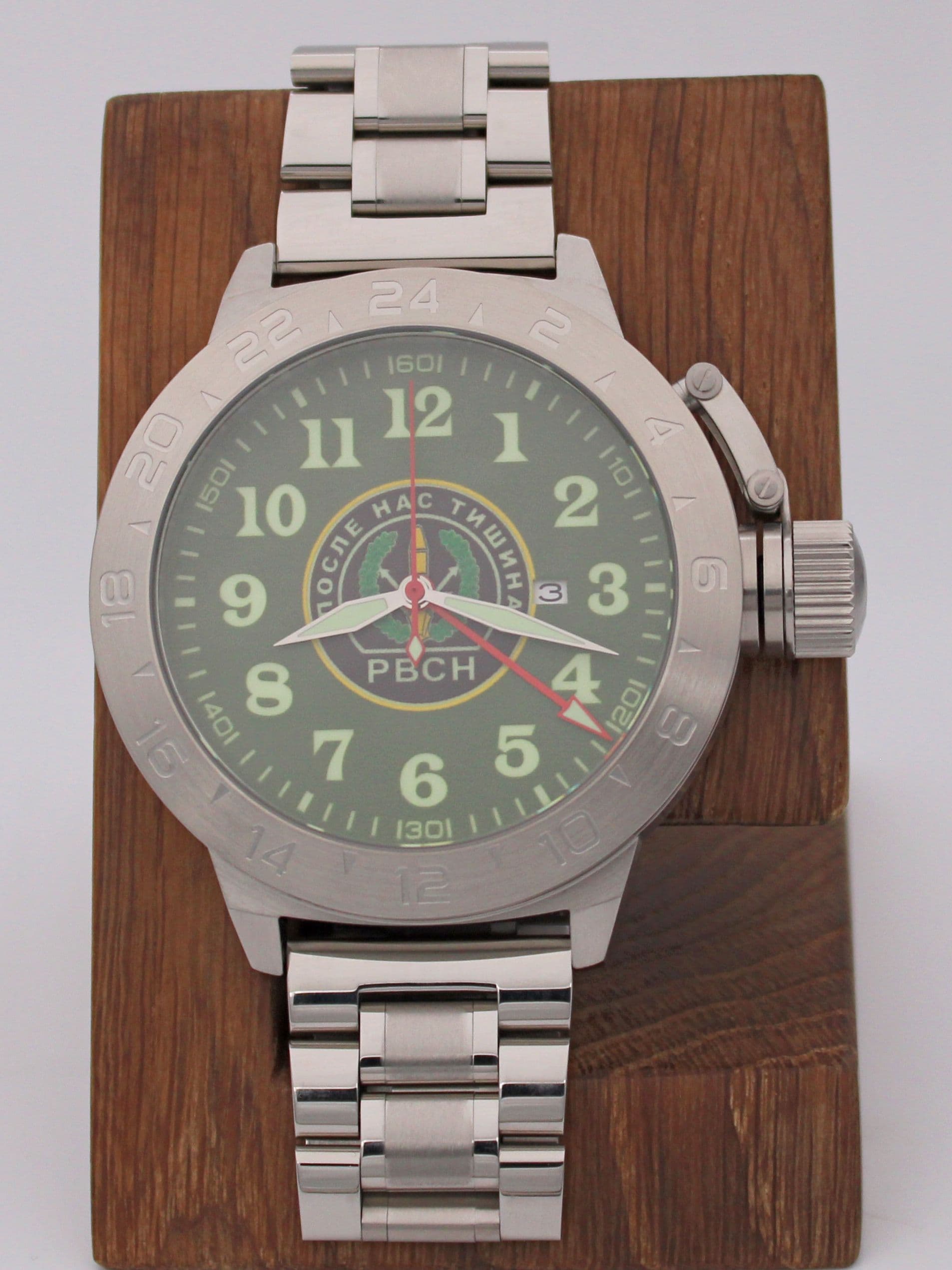 Часы РВСН механические с автоподзаводом (Seiko NH34A) 52.309.2