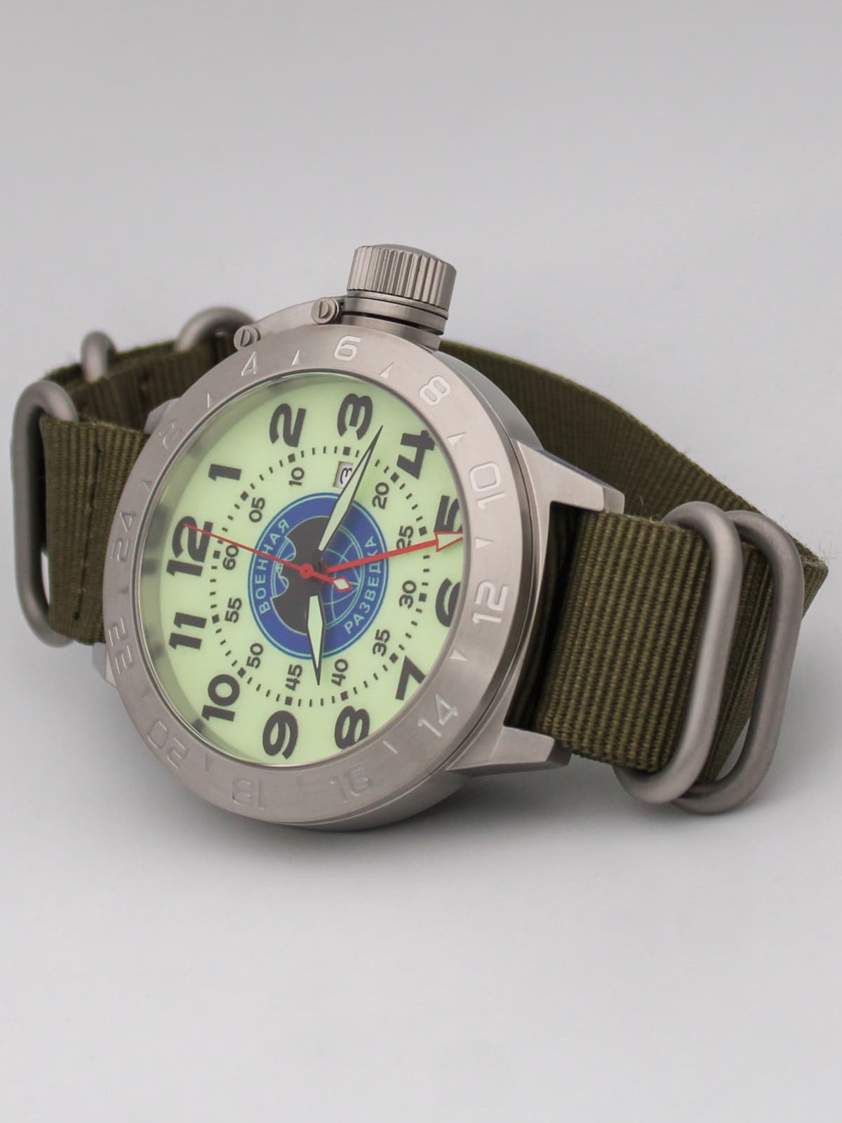 Часы Военная разведка механические с автоподзаводом (Seiko NH34A) 52.168.21