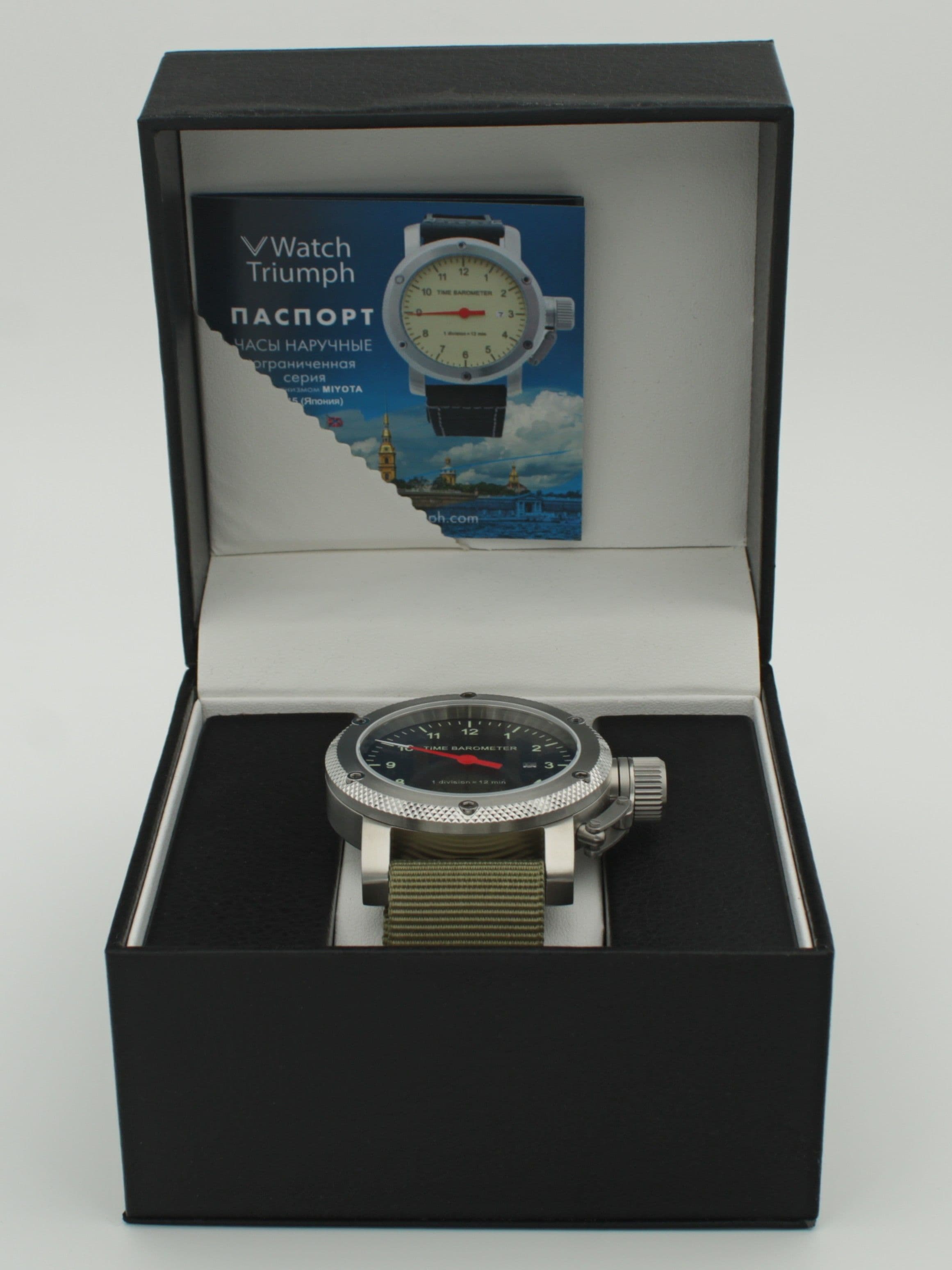 Часы Time Barometer однострелочные механические с автоподзаводом (Miyota 8215) 05.1177.21