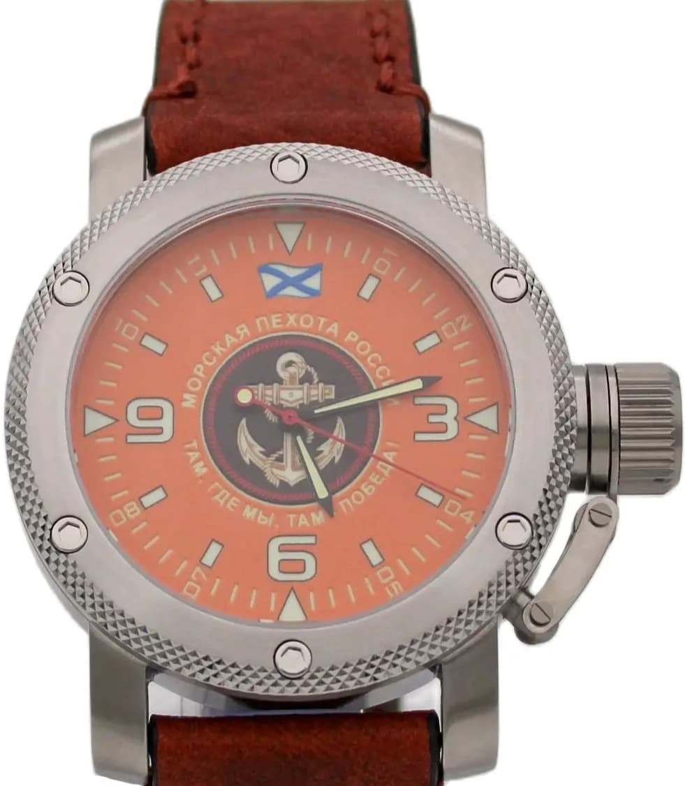 Часы Морская пехота России / там,где мы,там-победа! механизм Восток 2415.01