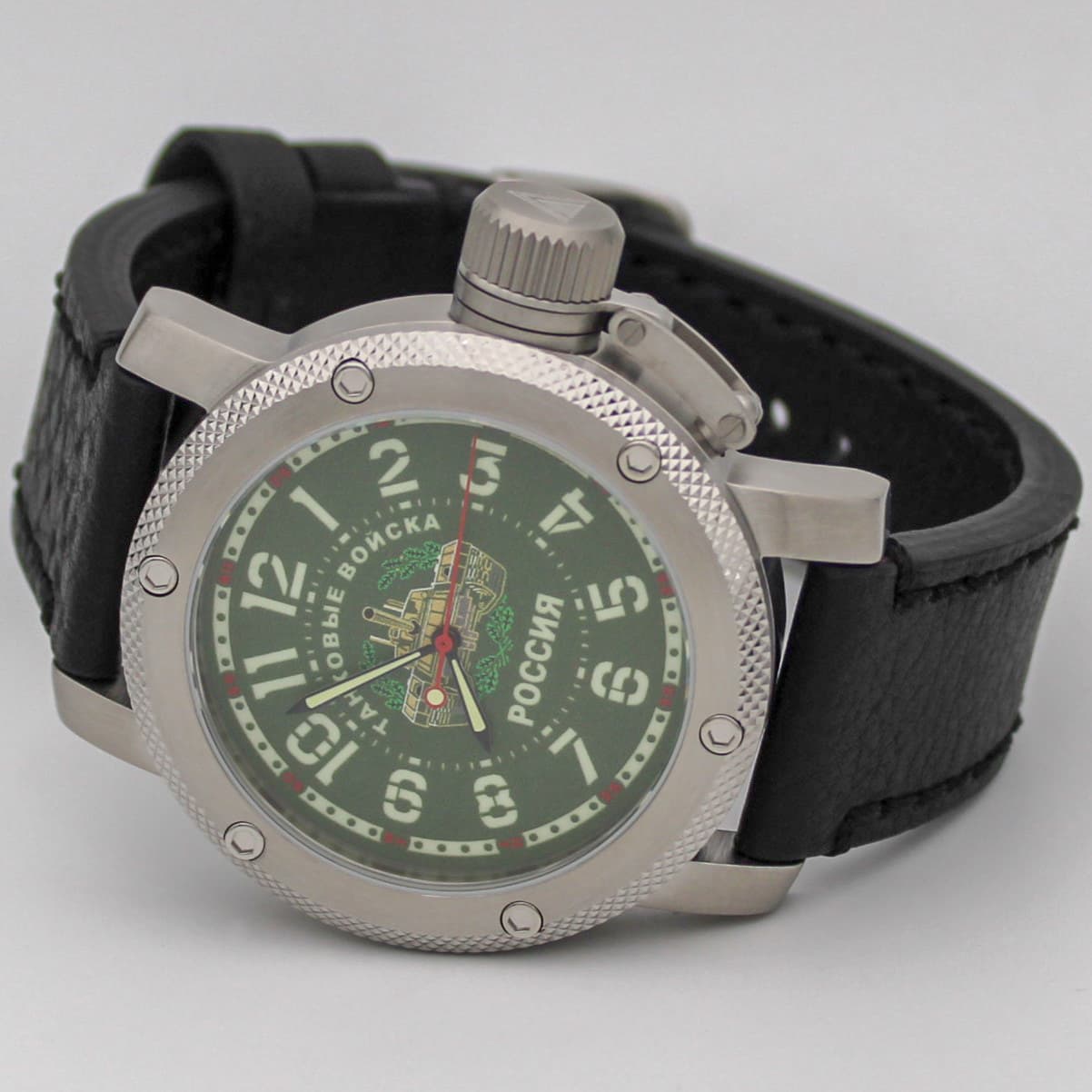 Часы Танковые войска РОССИЯ, механизм Восток 2415.01