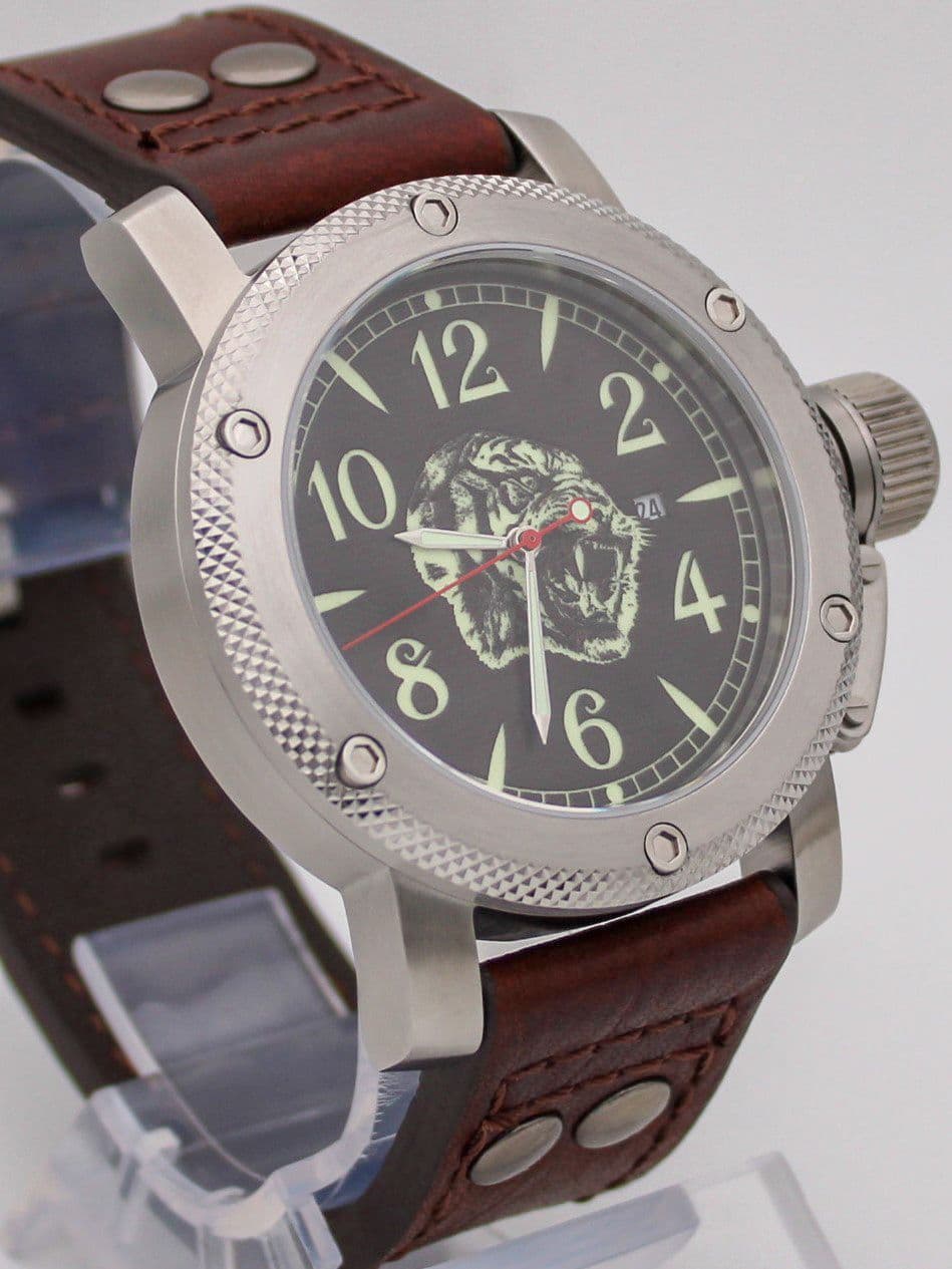 Часы Тигр механические с автоподзаводом (Miyota 8215) 05.1310.02Z