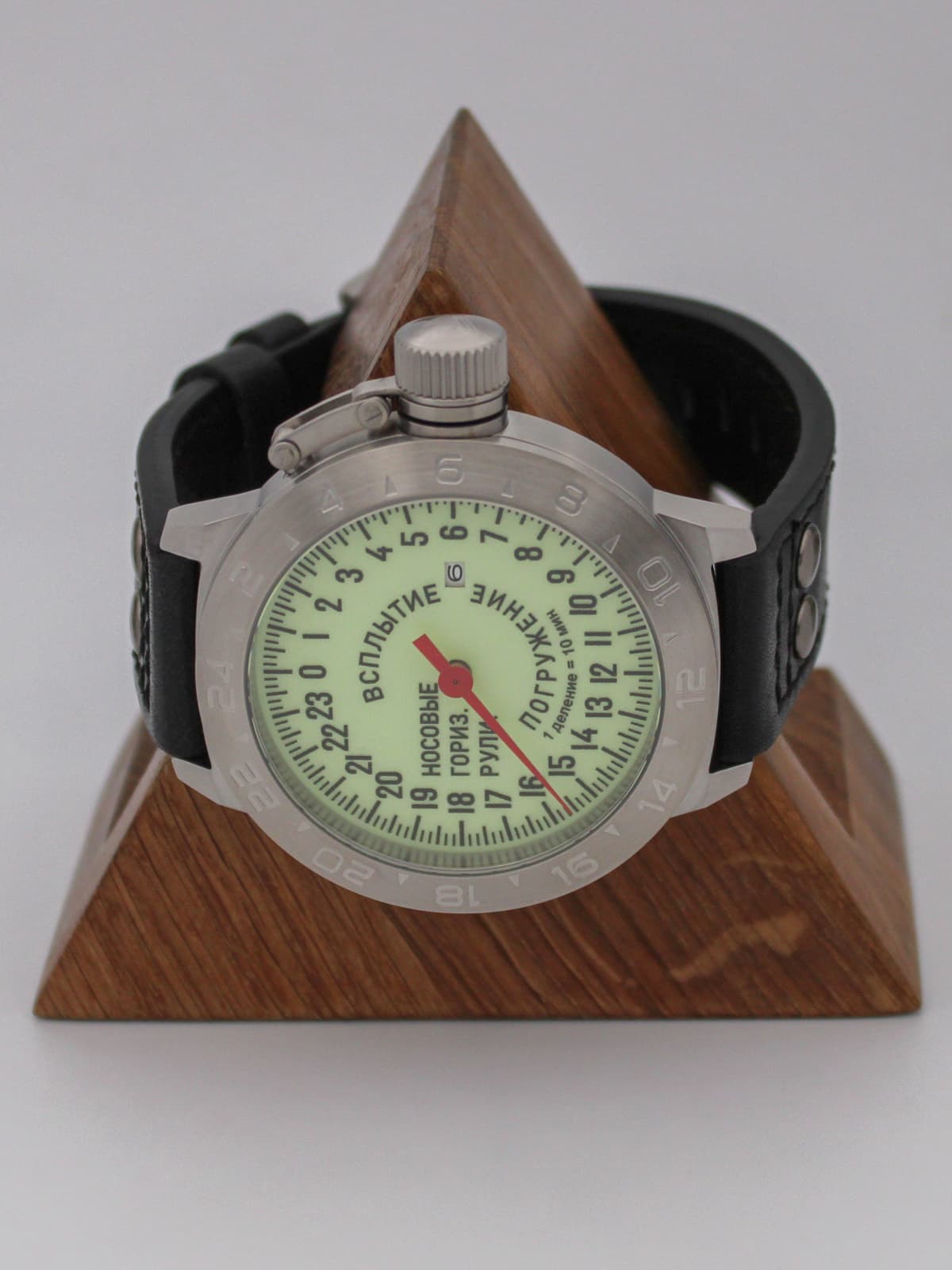 Часы Погружение / Всплытие однострелочные механические с автоподзаводом (Seiko NH34A) 52.181.01