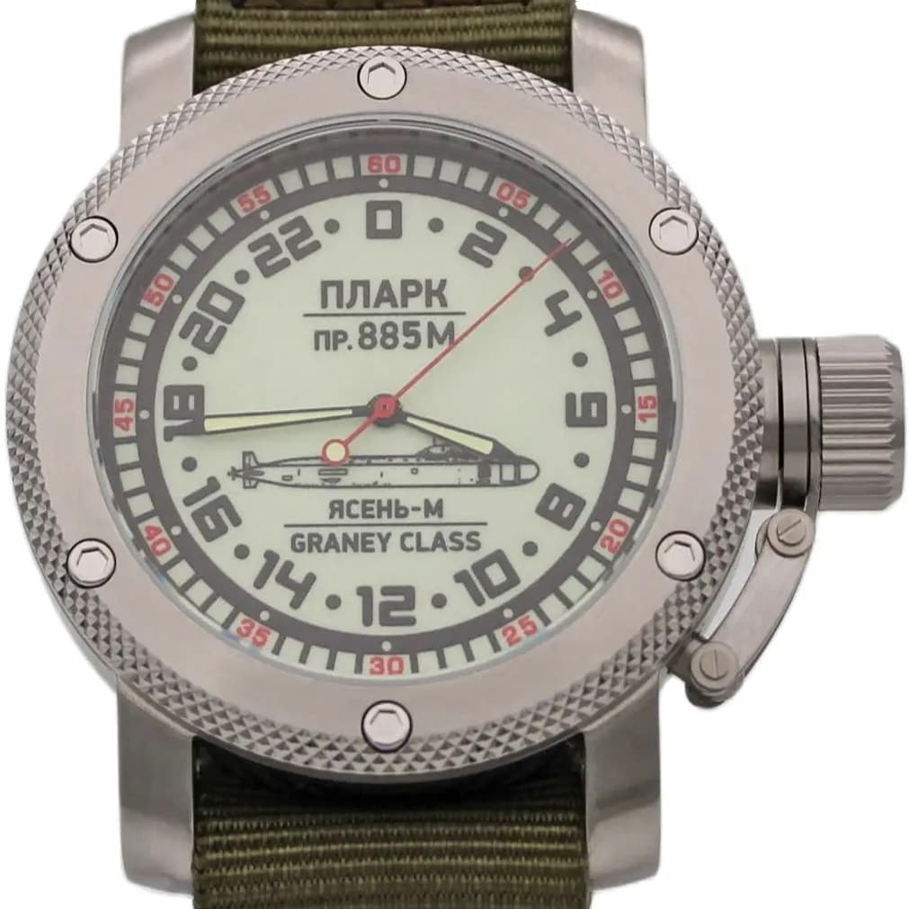 Часы  ПЛАРК 885 М Ясень-М (Graney class) механизм Восток 2431.01